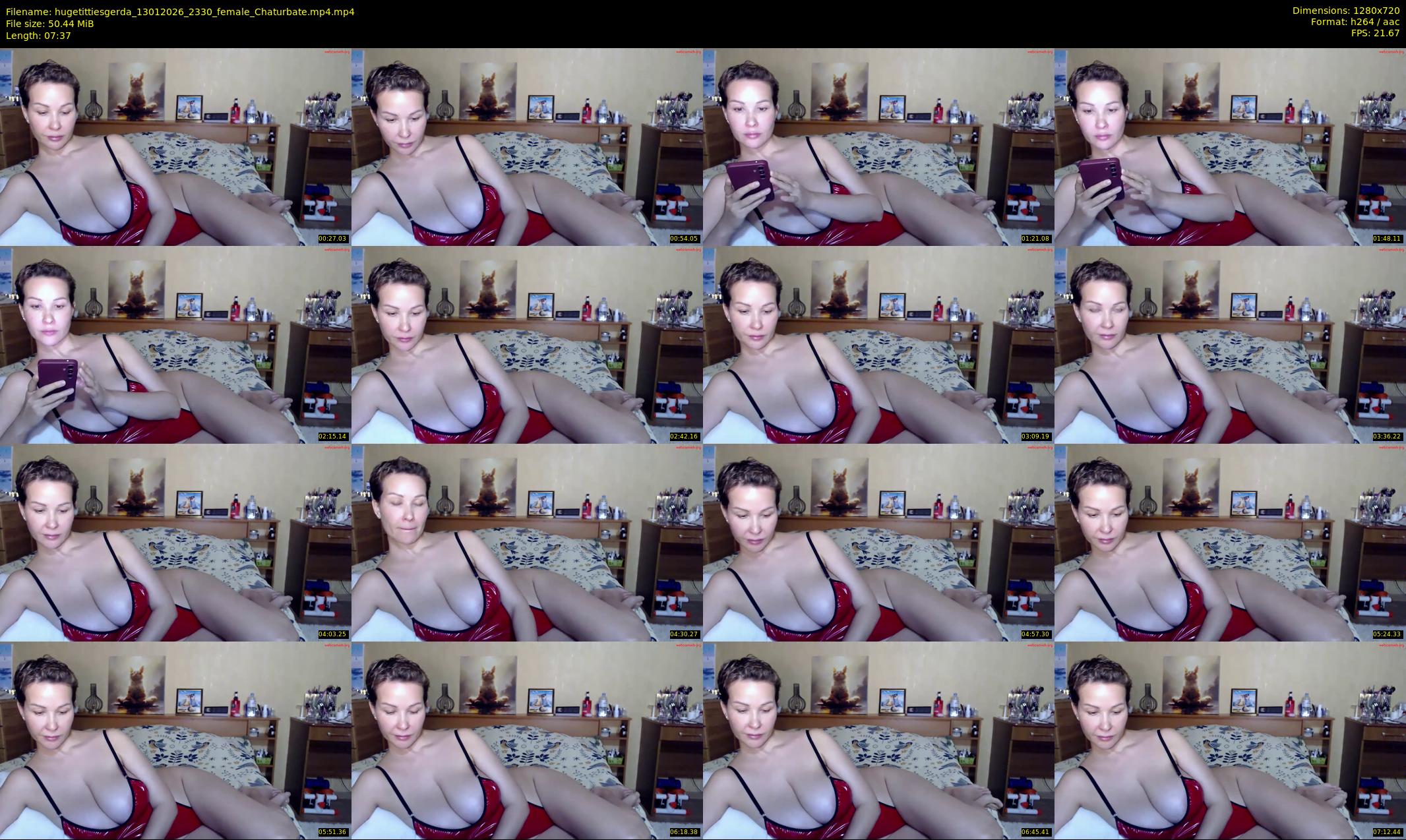 hugetittiesgerda — 8 minute Chaturbate female cam show recording, 720p, Jan 13, 2026