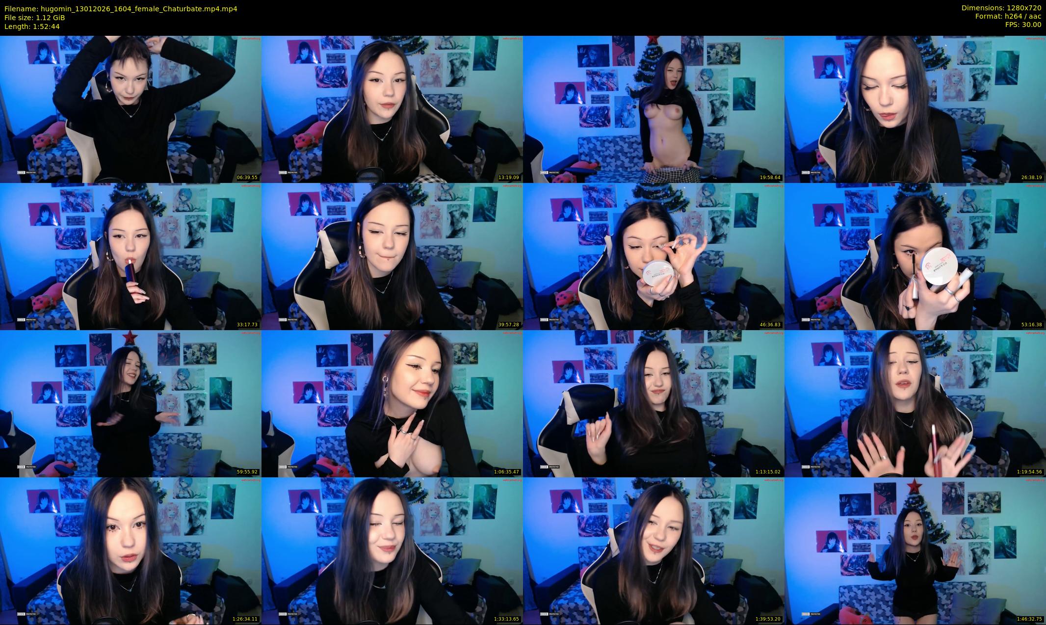 hugomin — 113 minute Chaturbate female cam show recording, 720p, Jan 13, 2026