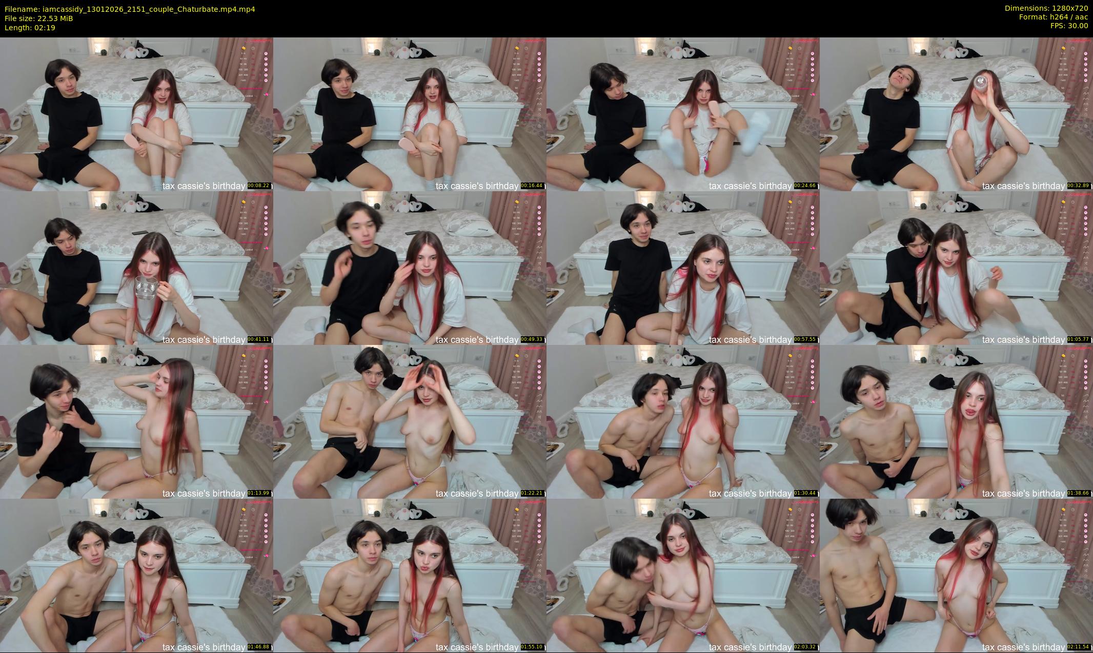 iamcassidy — 3 minute Chaturbate female cam show recording, 720p, Jan 13, 2026
