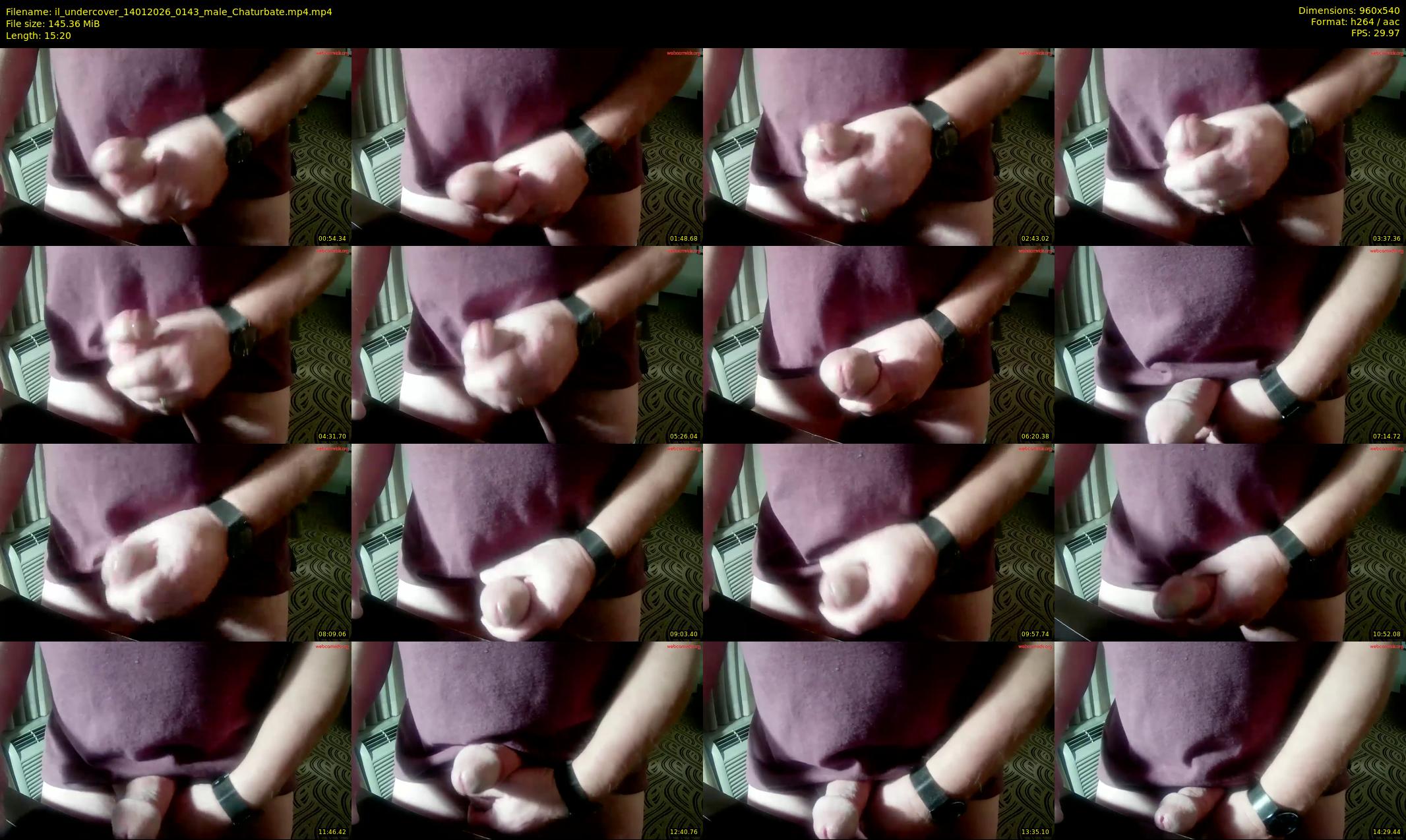 il_undercover — 16 minute Chaturbate male cam show recording, 480p, Jan 14, 2026