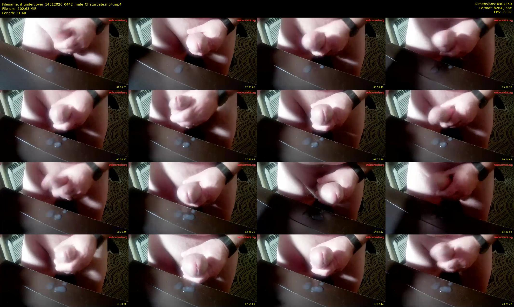 il_undercover — 22 minute Chaturbate male cam show recording, 360p, Jan 14, 2026