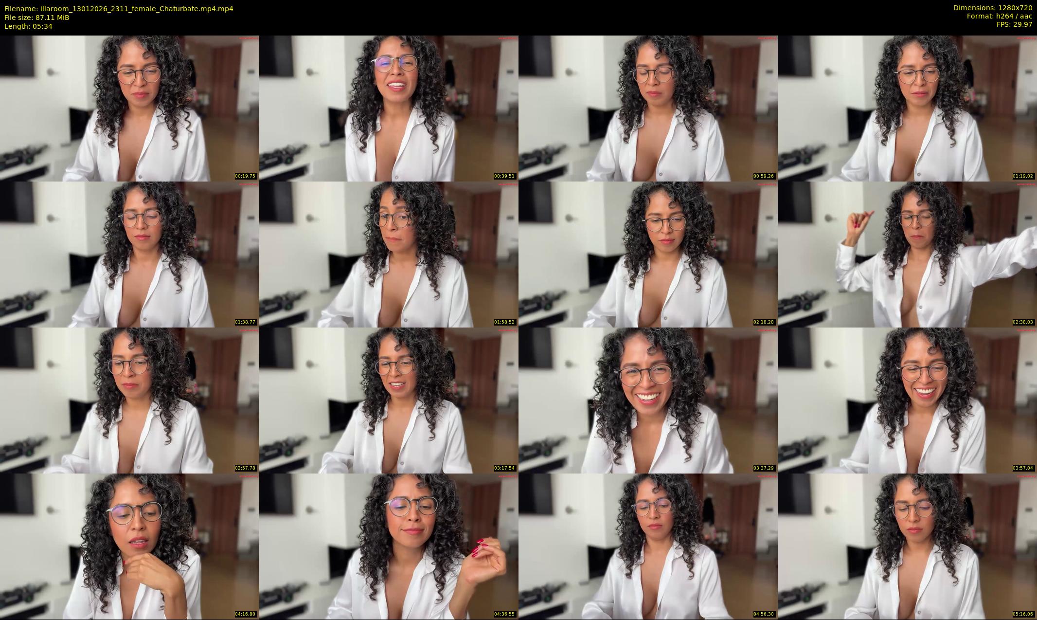 illaroom — 6 minute Chaturbate female cam show recording, 720p, Jan 13, 2026