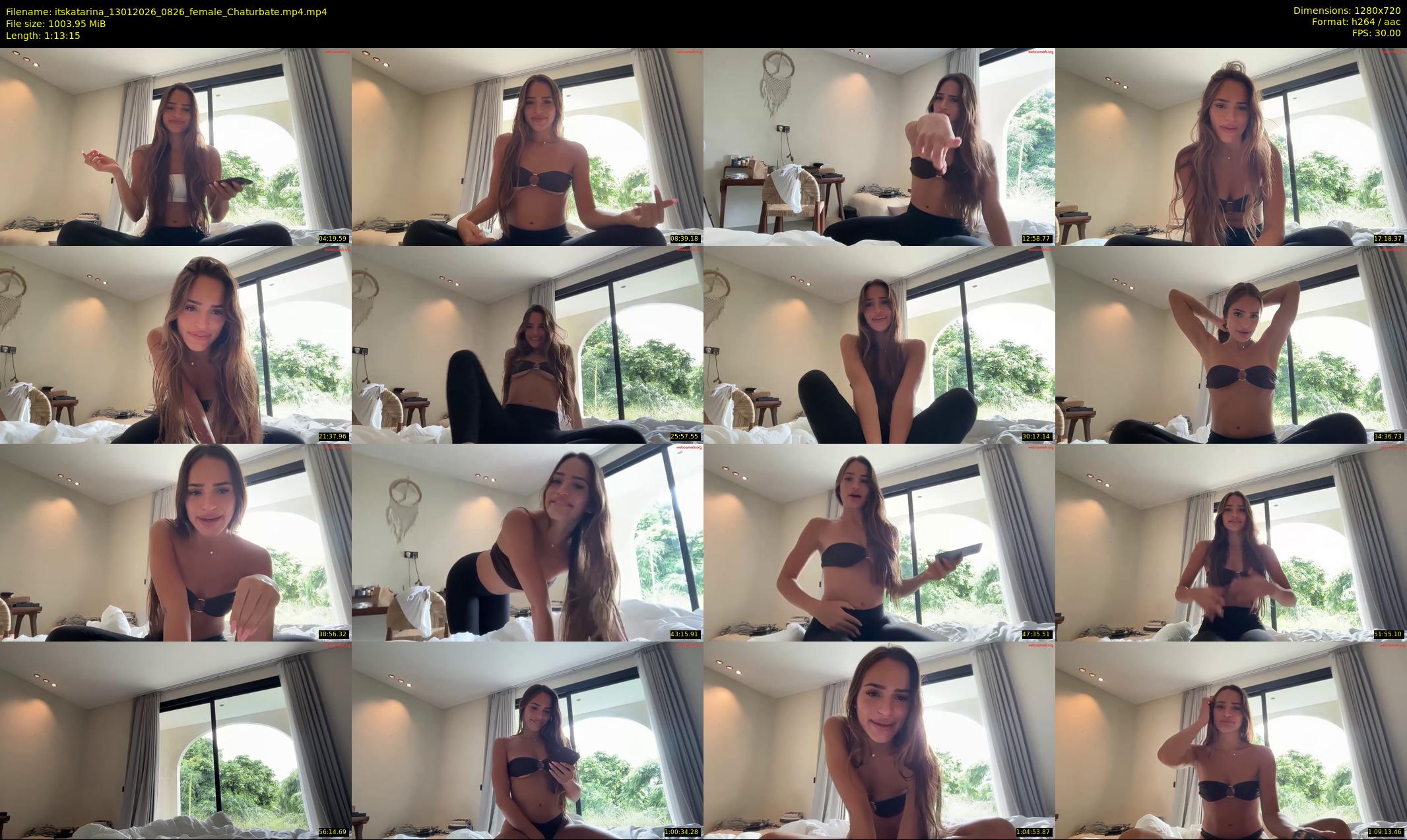 itskatarina — 74 minute Chaturbate female cam show recording, 720p, Jan 13, 2026