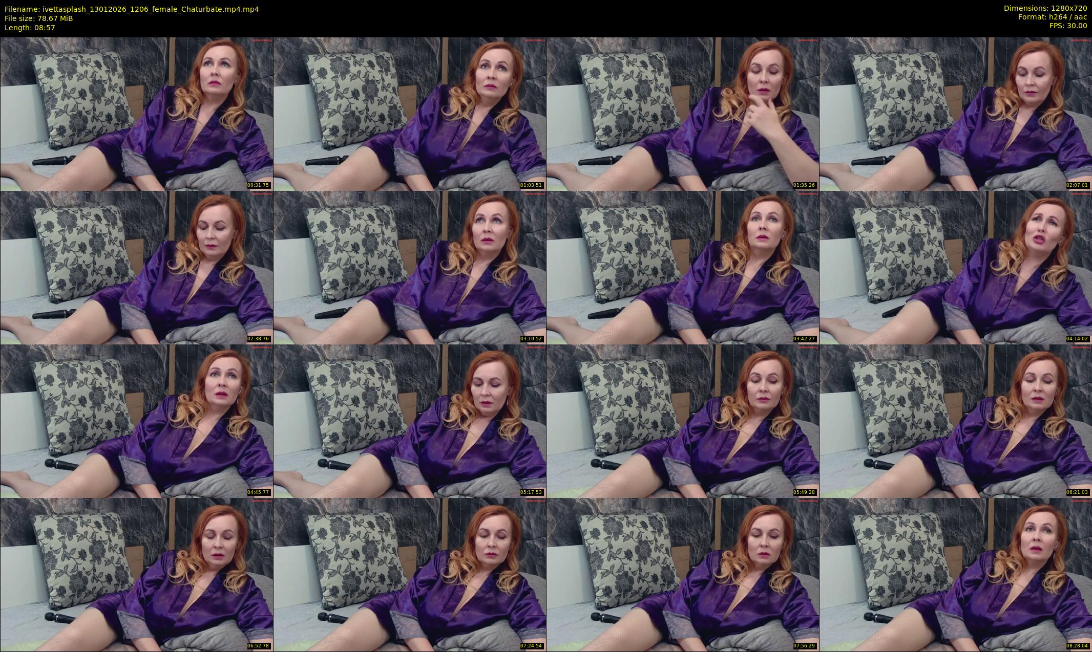 ivettasplash — 9 minute Chaturbate female cam show recording, 720p, Jan 13, 2026