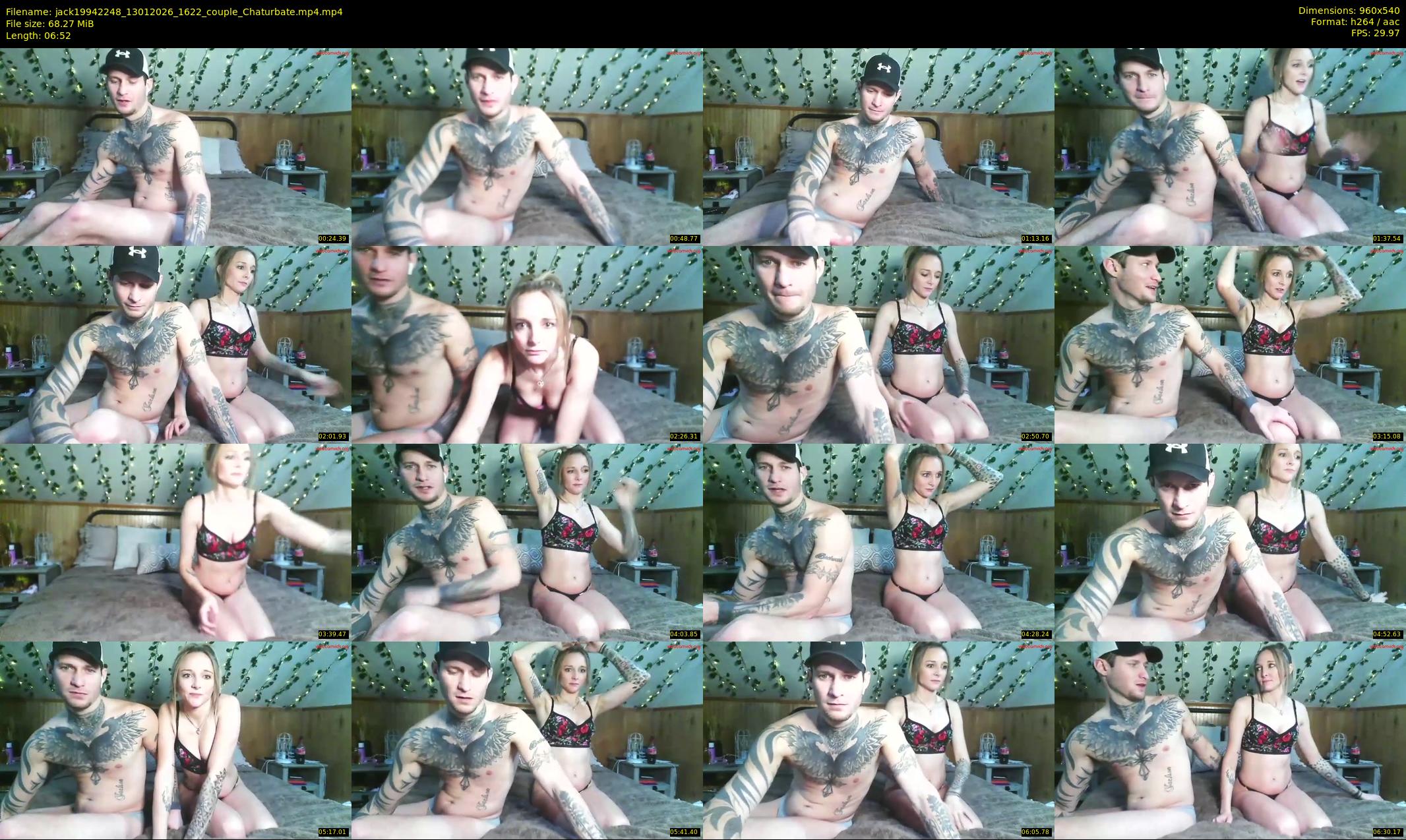 jack19942248 — 7 minute Chaturbate couple cam show recording, 480p, Jan 13, 2026