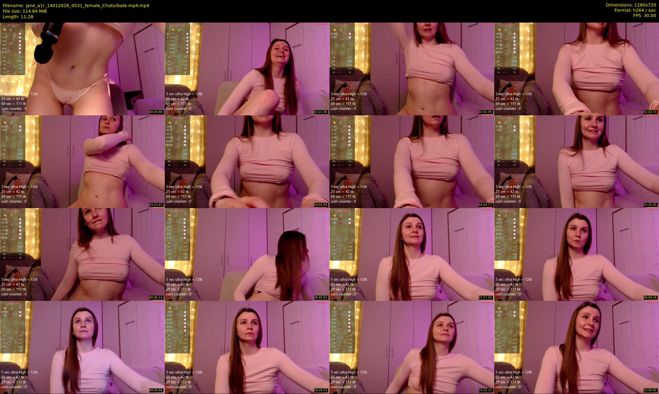 jane_a1r — 12 minute Chaturbate female cam show recording, 720p, Jan 14, 2026