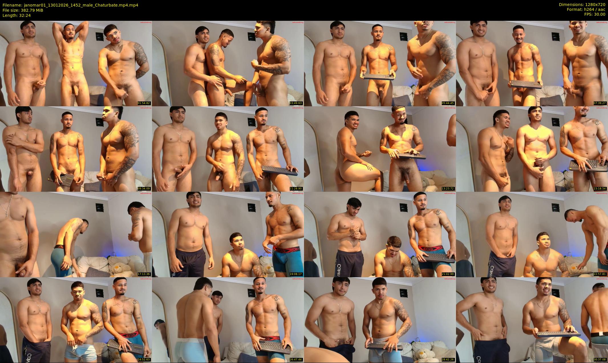 janomar01 — 33 minute Chaturbate male cam show recording, 720p, Jan 13, 2026