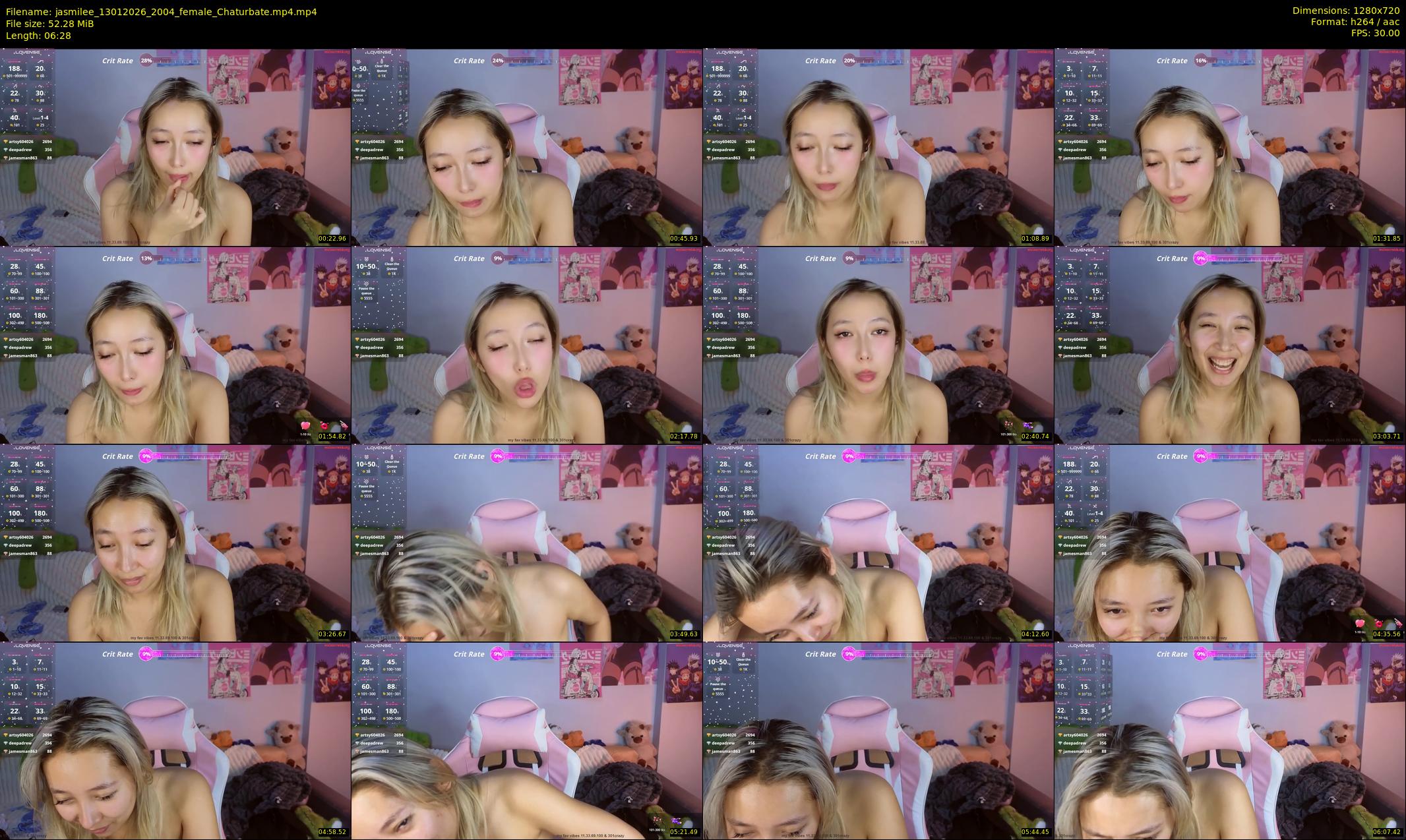 jasmilee — 7 minute Chaturbate female cam show recording, 720p, Jan 13, 2026