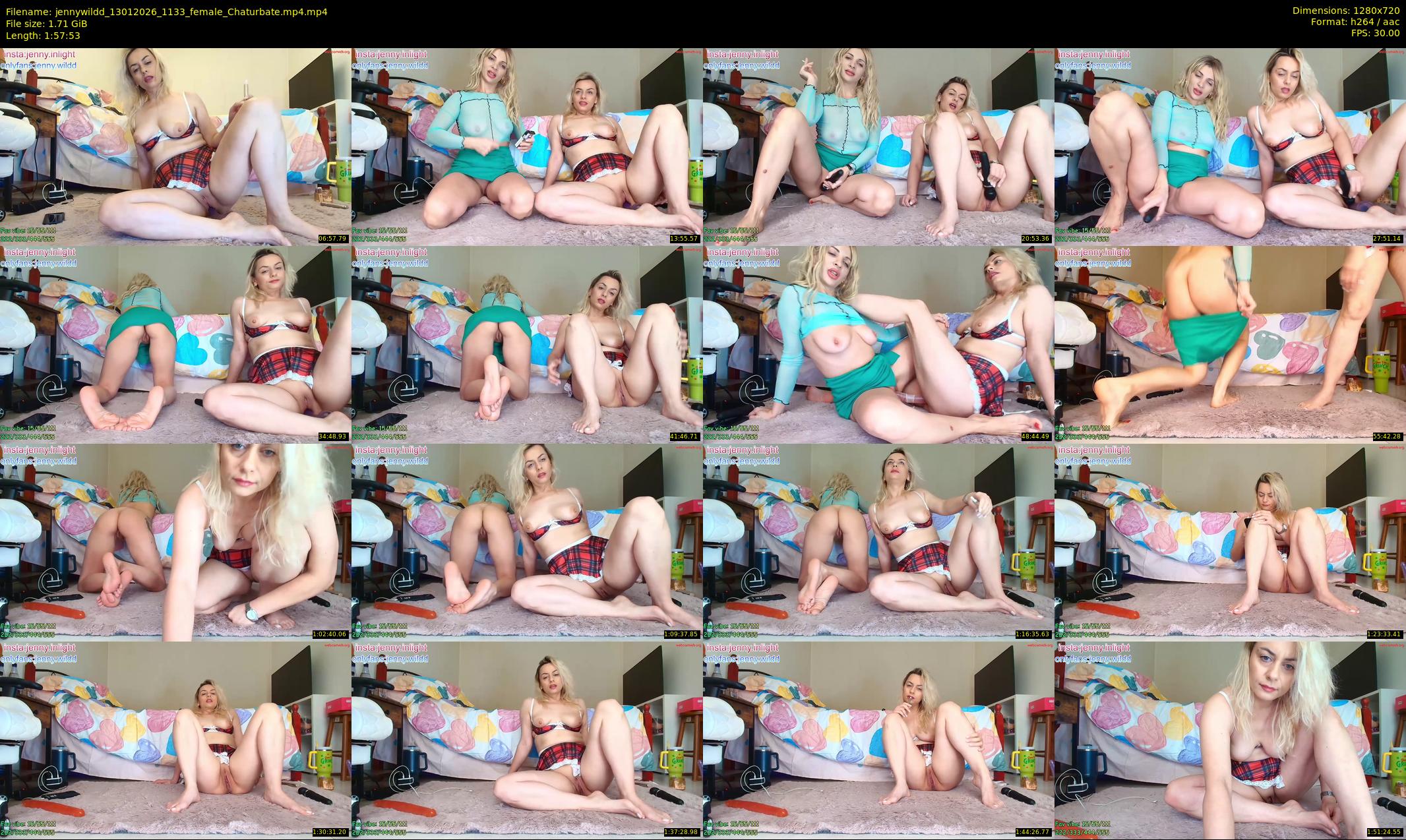 jennywildd — 118 minute Chaturbate female cam show recording, 720p, Jan 13, 2026