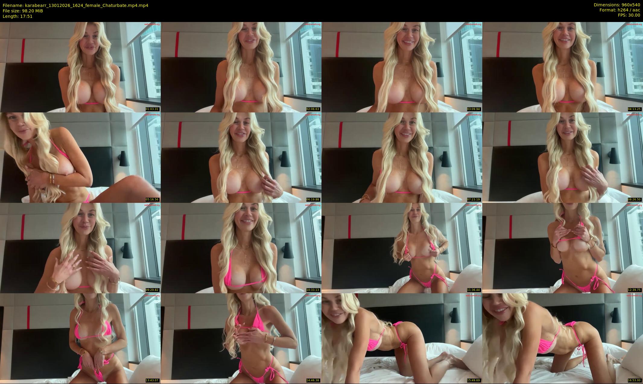 karabearr — 18 minute Chaturbate female cam show recording, 480p, Jan 13, 2026