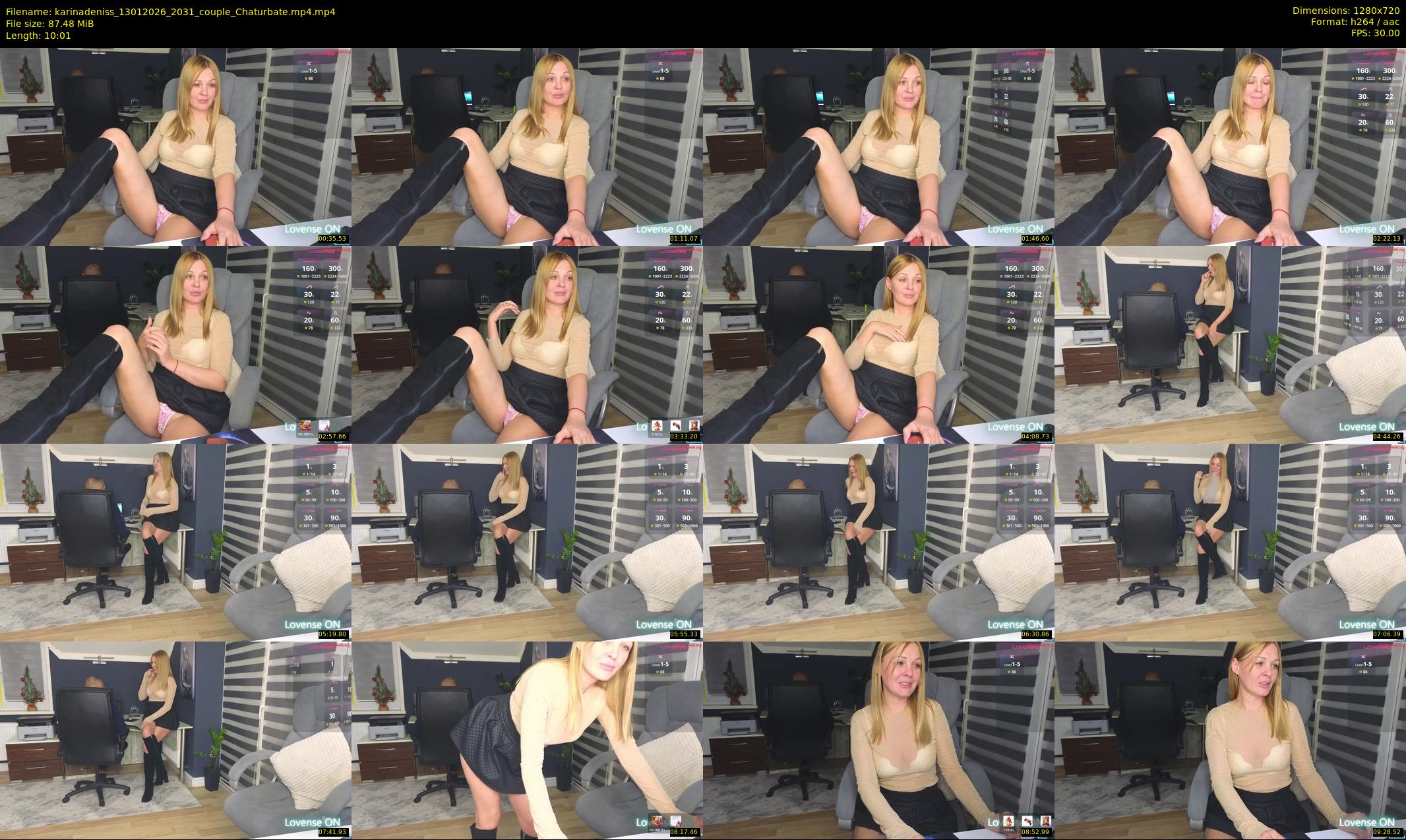 karinadeniss — 11 minute Chaturbate couple cam show recording, 720p, Jan 13, 2026