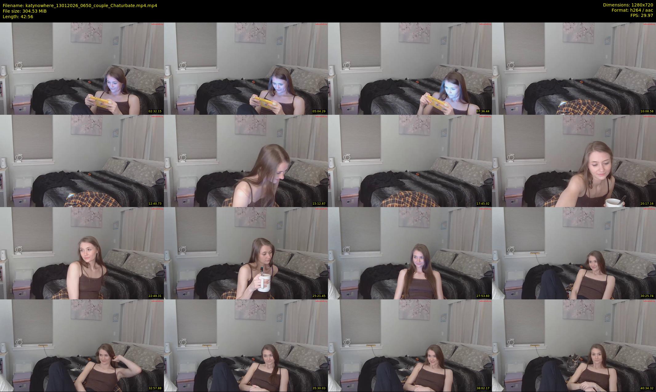 katynowhere — 43 minute Chaturbate female cam show recording, 720p, Jan 13, 2026