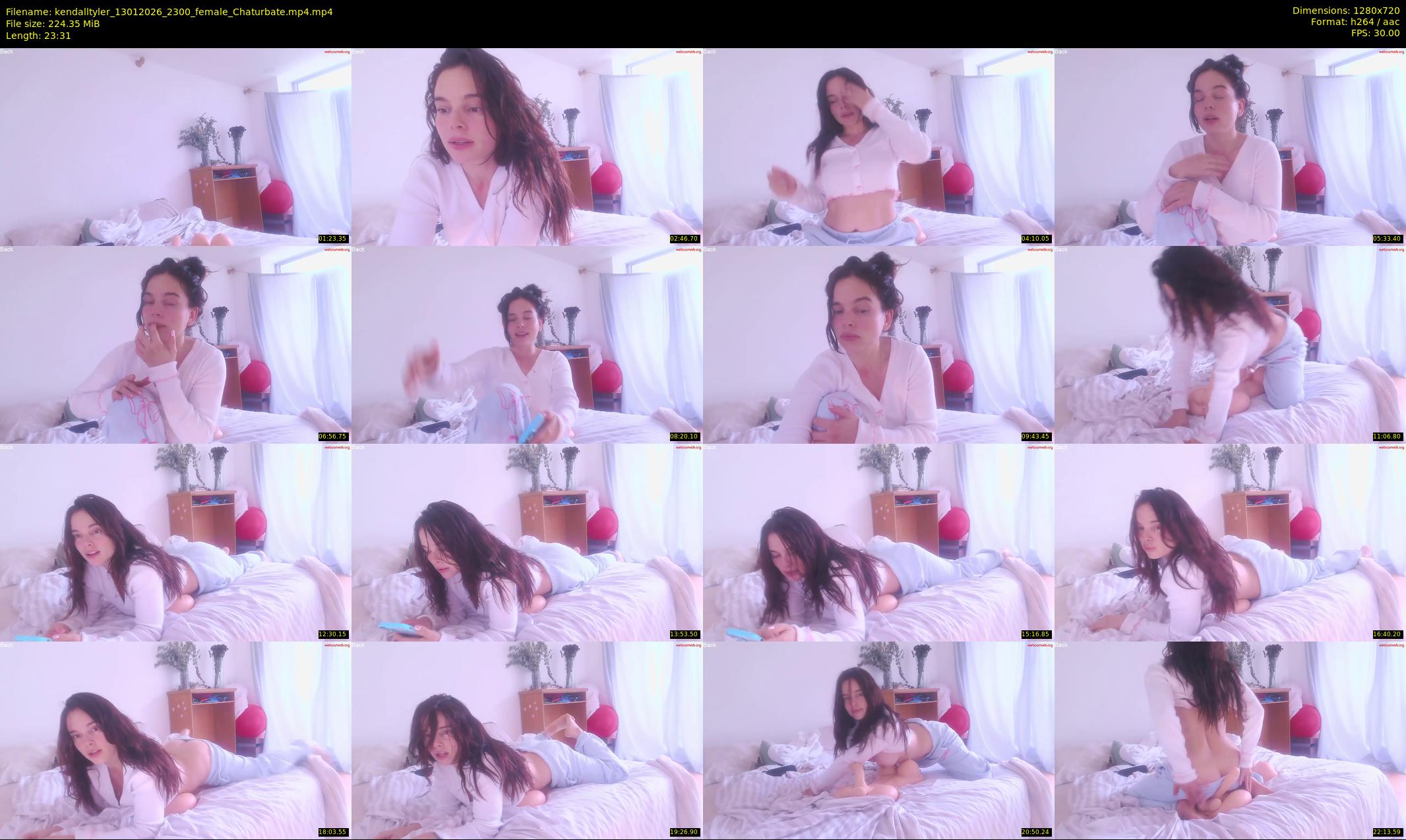 kendalltyler — 24 minute Chaturbate female cam show recording, 720p, Jan 13, 2026