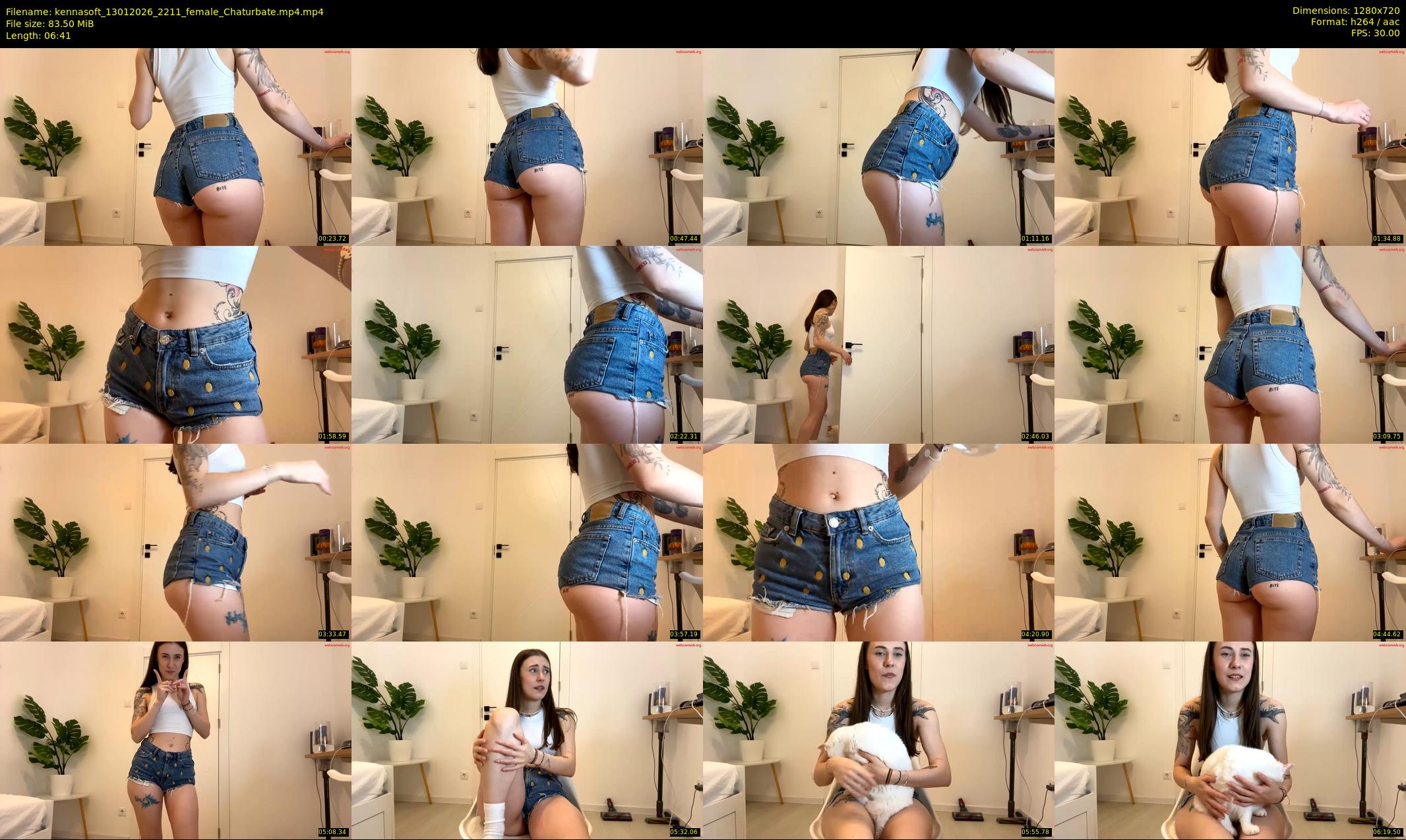 kennasoft — 7 minute Chaturbate female cam show recording, 720p, Jan 13, 2026