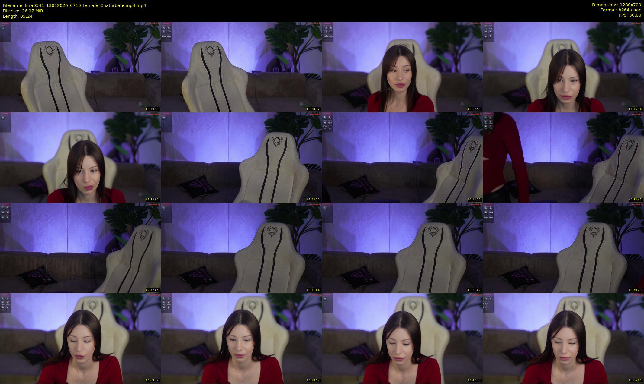 kira0541 — 6 minute Chaturbate couple cam show recording, 720p, Jan 13, 2026