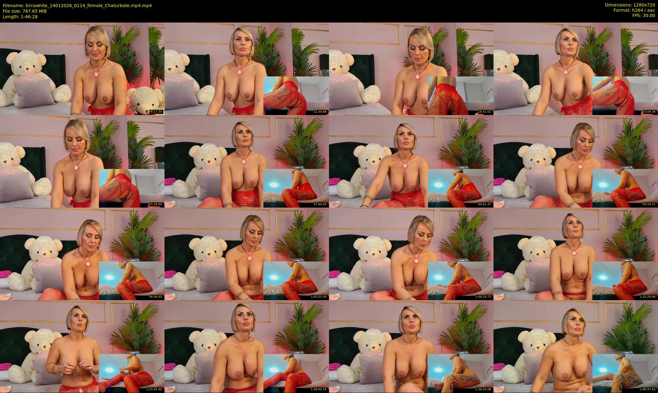 kirrawhite — 107 minute Chaturbate female cam show recording, 720p, Jan 14, 2026