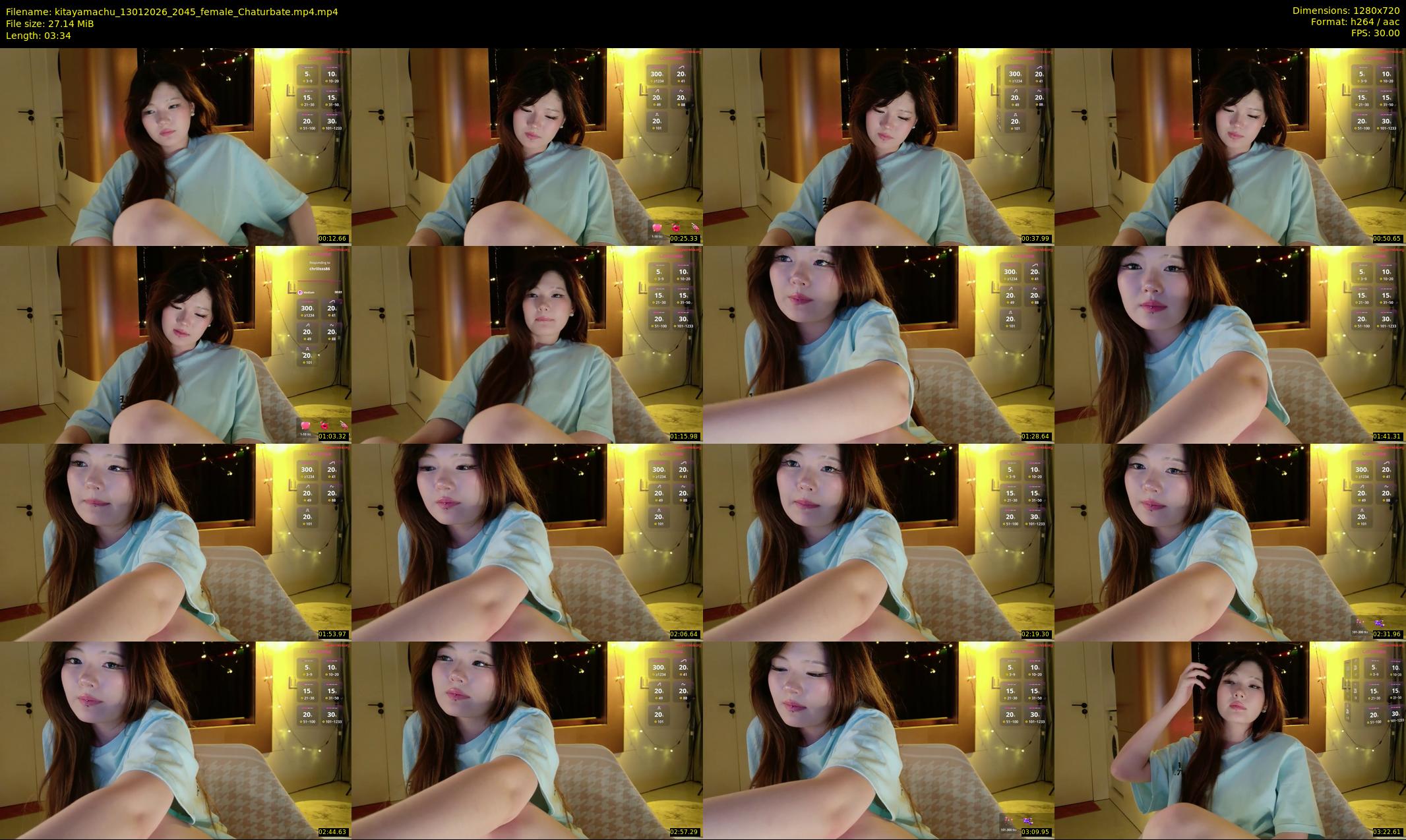 kitayamachu — 4 minute Chaturbate female cam show recording, 720p, Jan 13, 2026