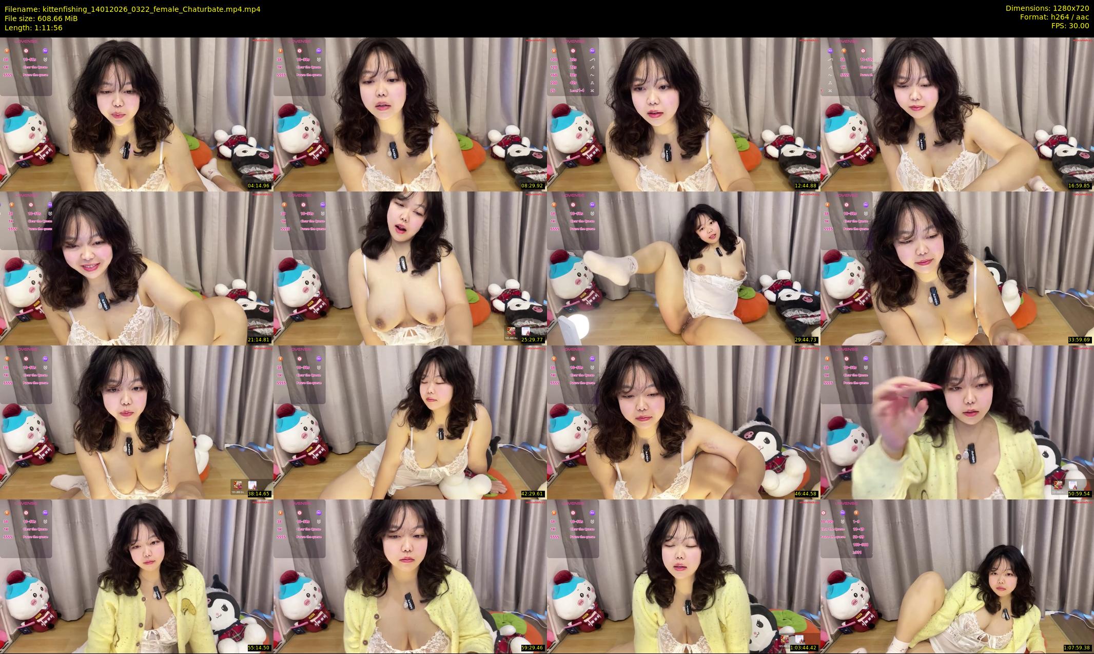 kittenfishing — 72 minute Chaturbate female cam show recording, 720p, Jan 14, 2026