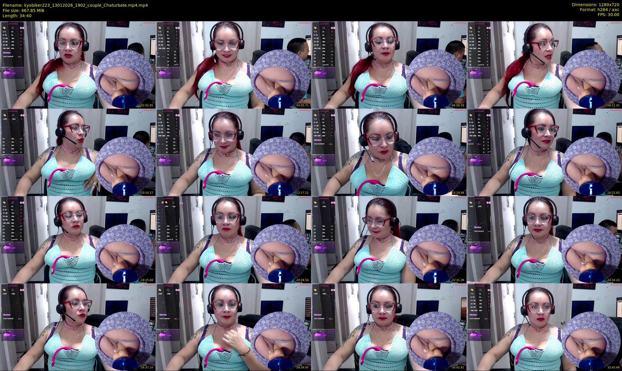 kyobiker223 — 35 minute Chaturbate couple cam show recording, 720p, Jan 13, 2026