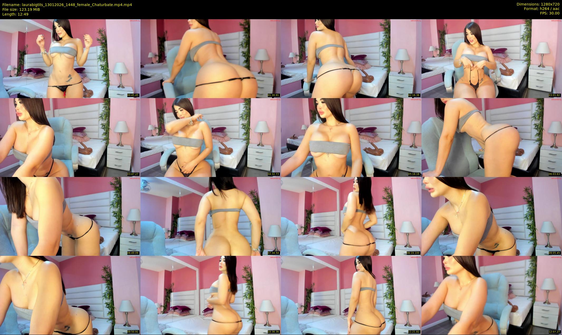 laurabigtits — 13 minute Chaturbate female cam show recording, 720p, Jan 13, 2026