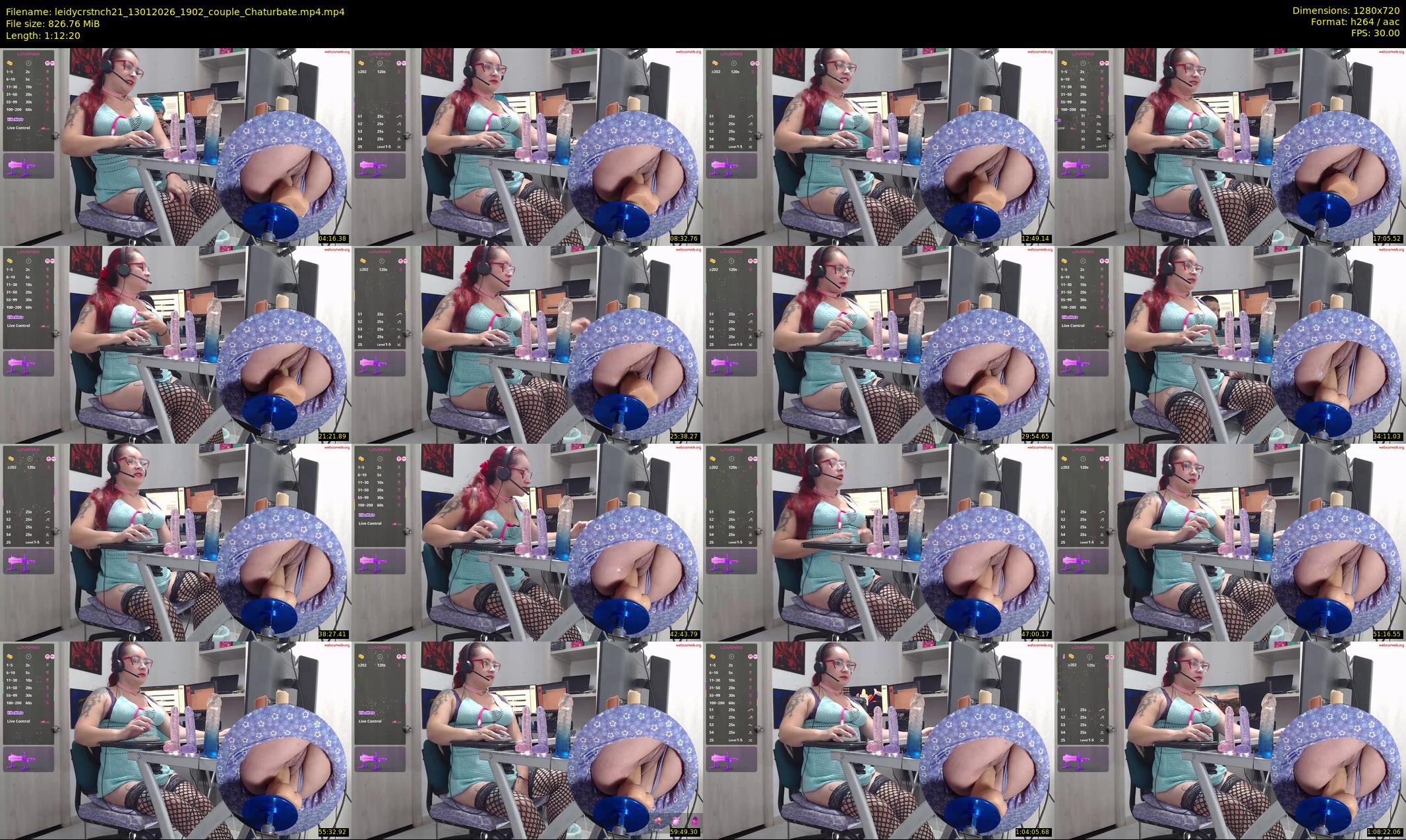 leidycrstnch21 — 73 minute Chaturbate female cam show recording, 720p, Jan 13, 2026