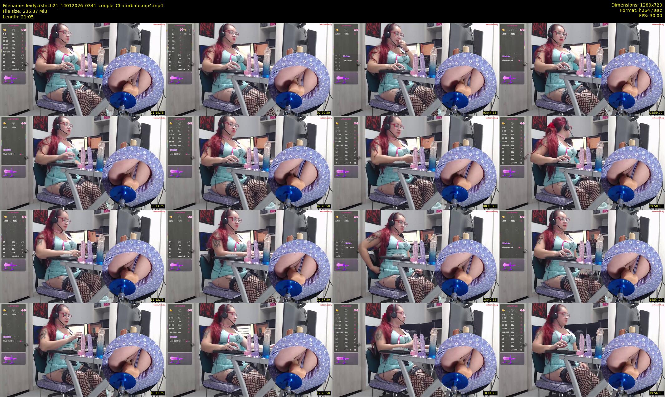 leidycrstnch21 — 22 minute Chaturbate female cam show recording, 720p, Jan 14, 2026