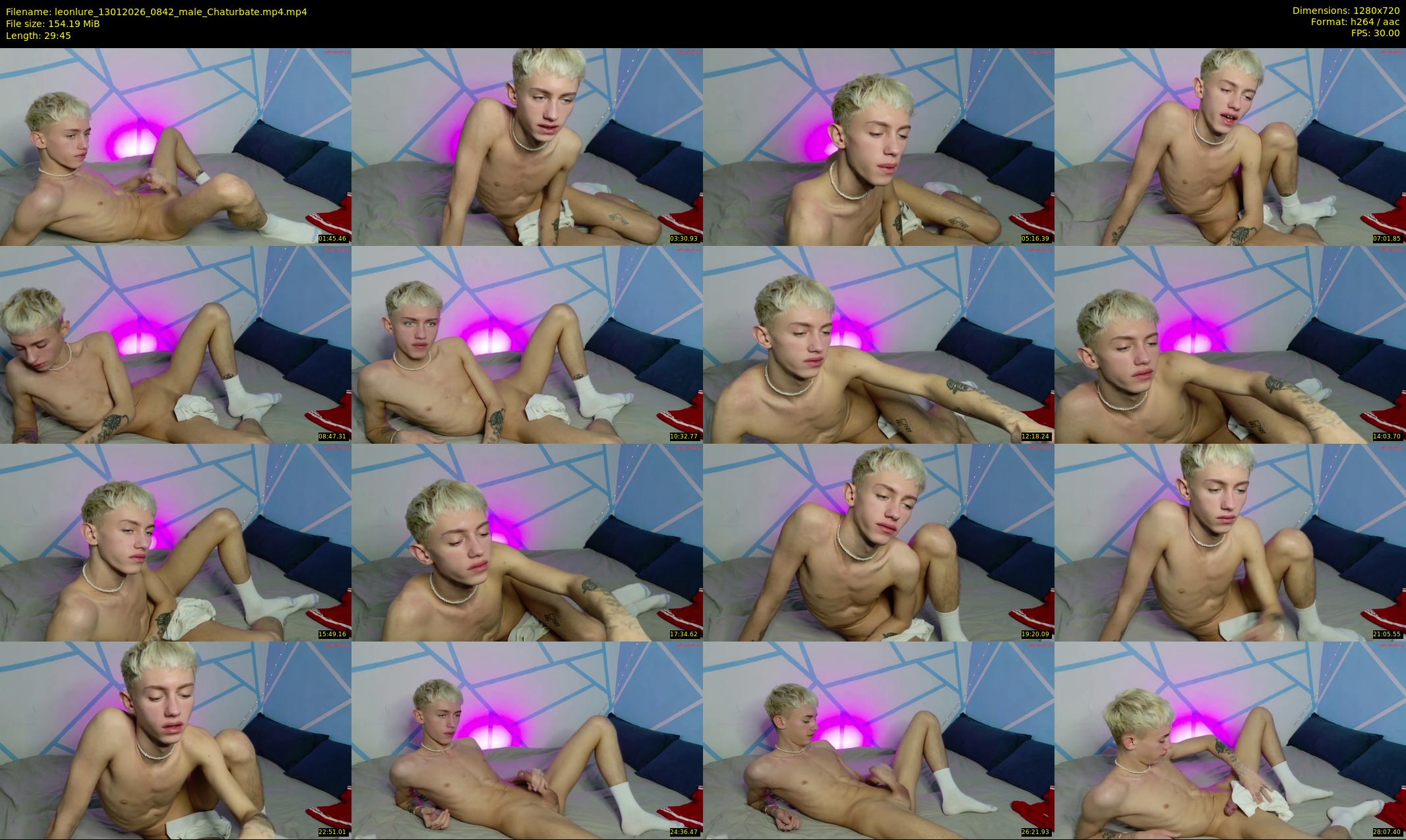leonlure — 30 minute Chaturbate male cam show recording, 720p, Jan 13, 2026