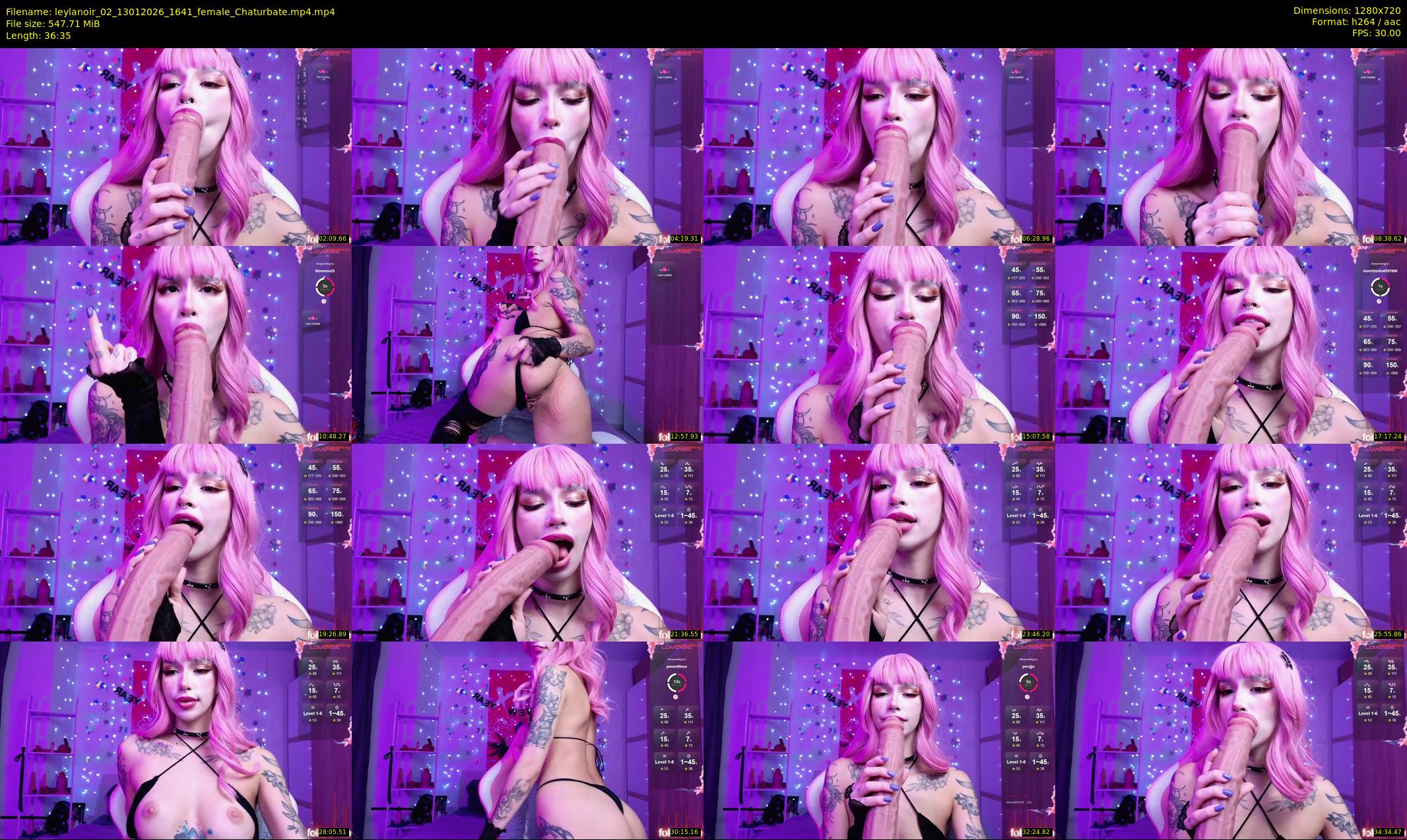 leylanoir_02 — 37 minute Chaturbate female cam show recording, 720p, Jan 13, 2026