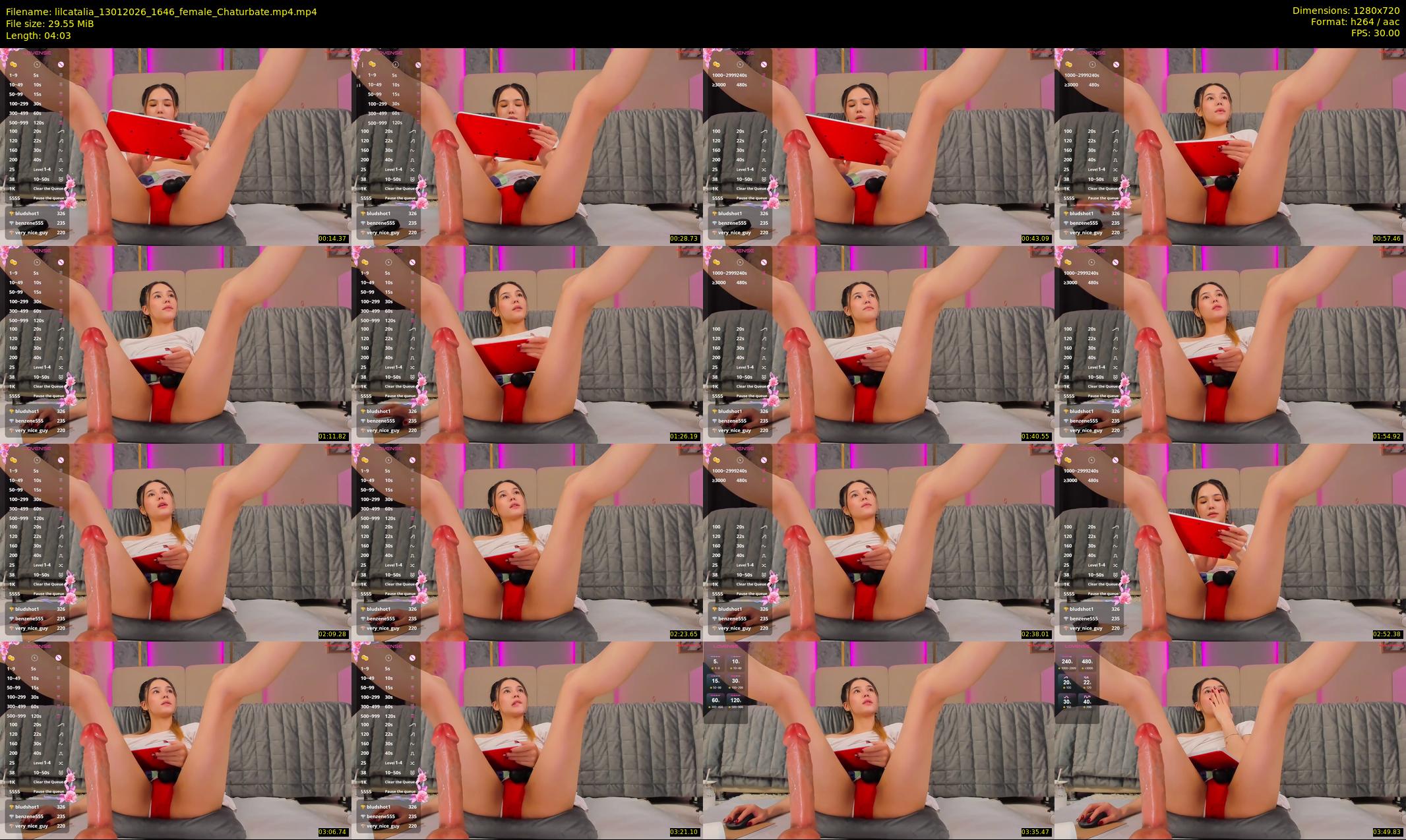 lilcatalia — 5 minute Chaturbate female cam show recording, 720p, Jan 13, 2026