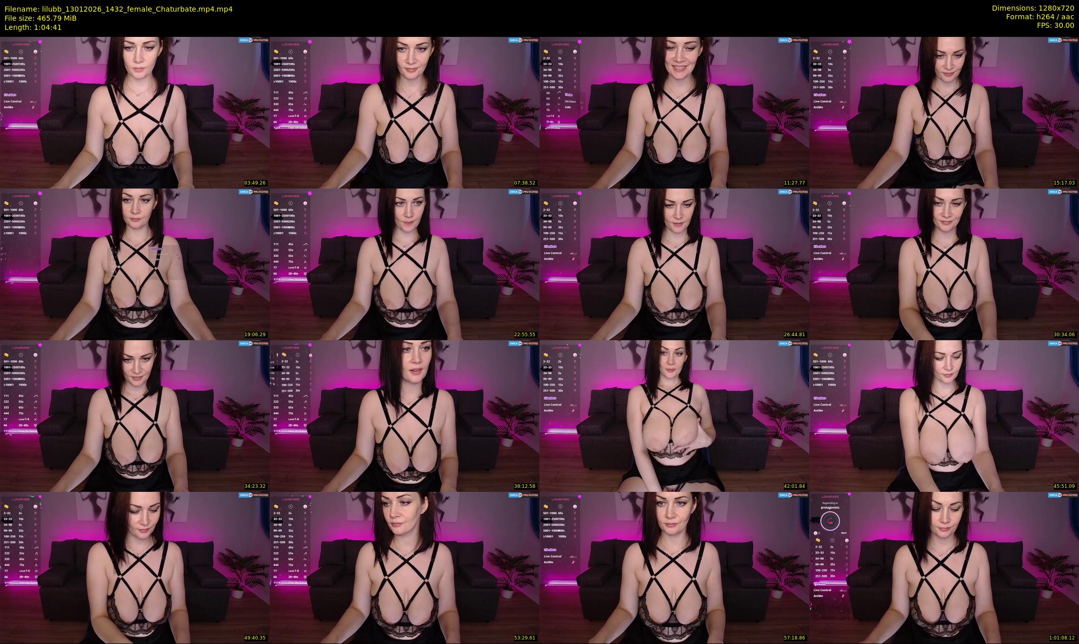 lilubb — 65 minute Chaturbate female cam show recording, 720p, Jan 13, 2026