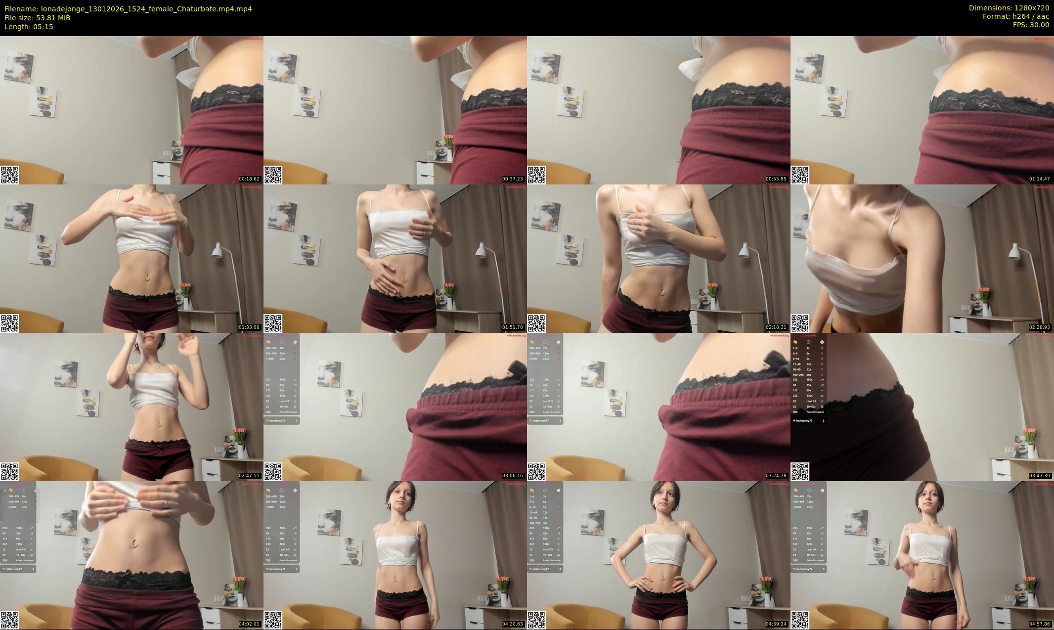 lonadejonge — 6 minute Chaturbate female cam show recording, 720p, Jan 13, 2026