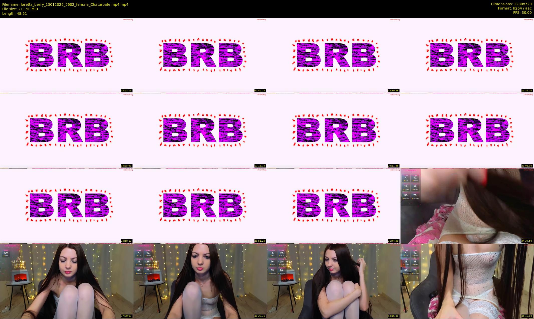 loretta_berry — 49 minute Chaturbate female cam show recording, 720p, Jan 13, 2026