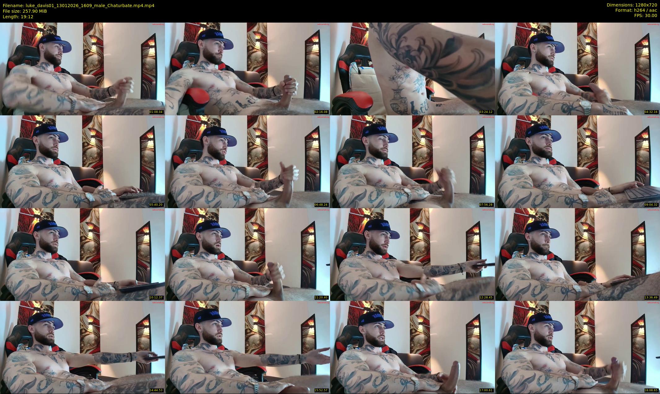 luke_davis01 — 20 minute Chaturbate male cam show recording, 720p, Jan 13, 2026