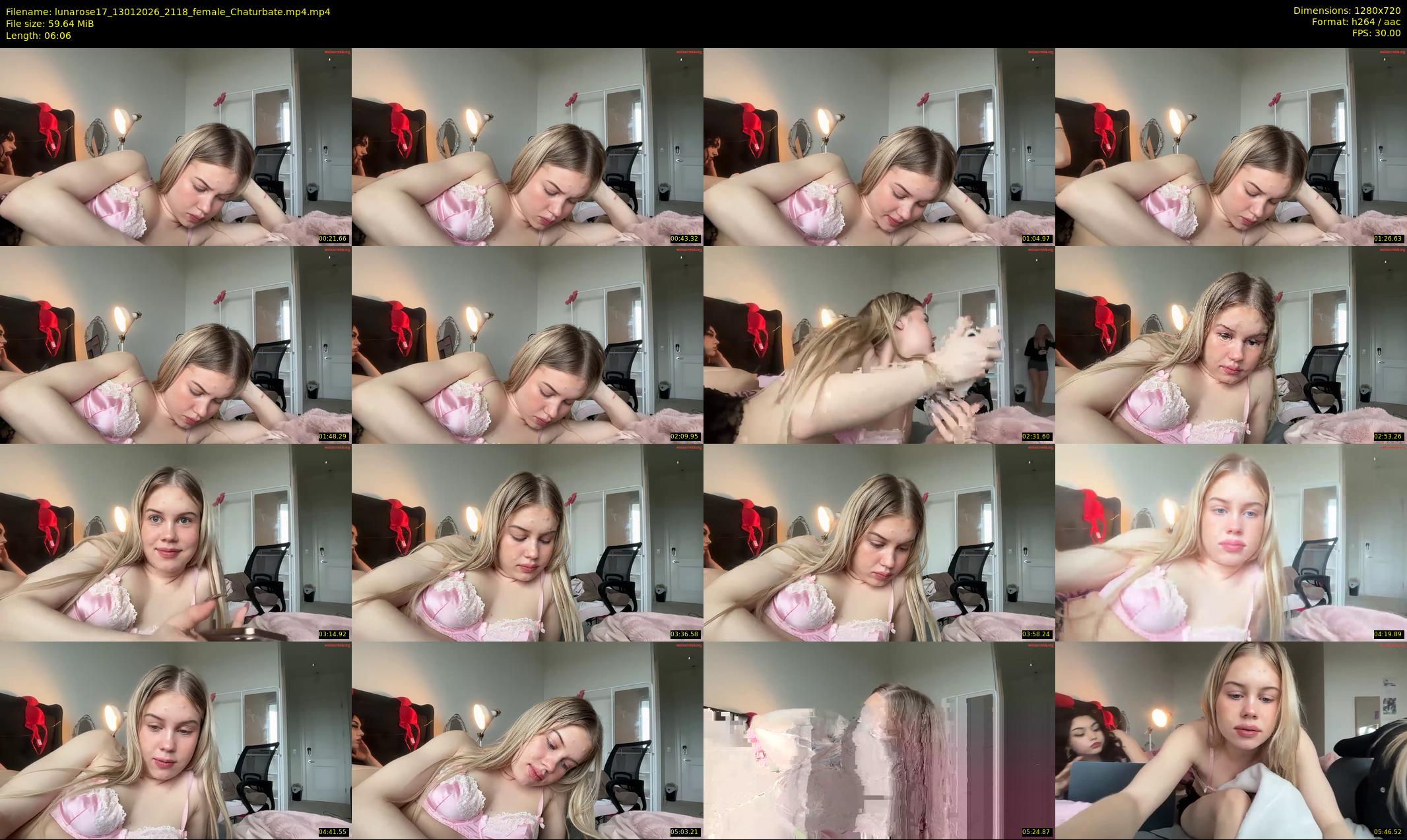 lunarose17 — 7 minute Chaturbate female cam show recording, 720p, Jan 13, 2026
