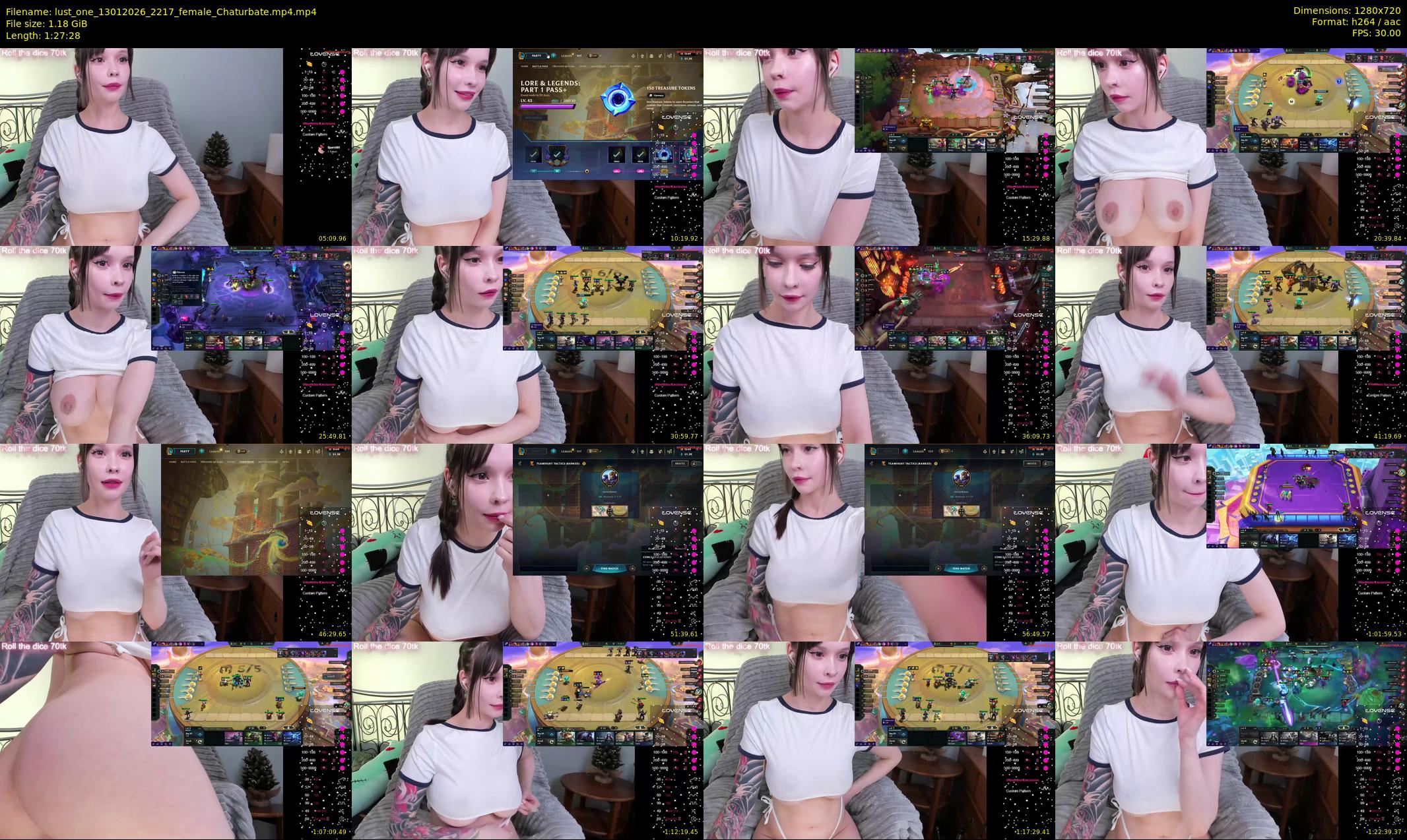 lust_one — 88 minute Chaturbate female cam show recording, 720p, Jan 13, 2026