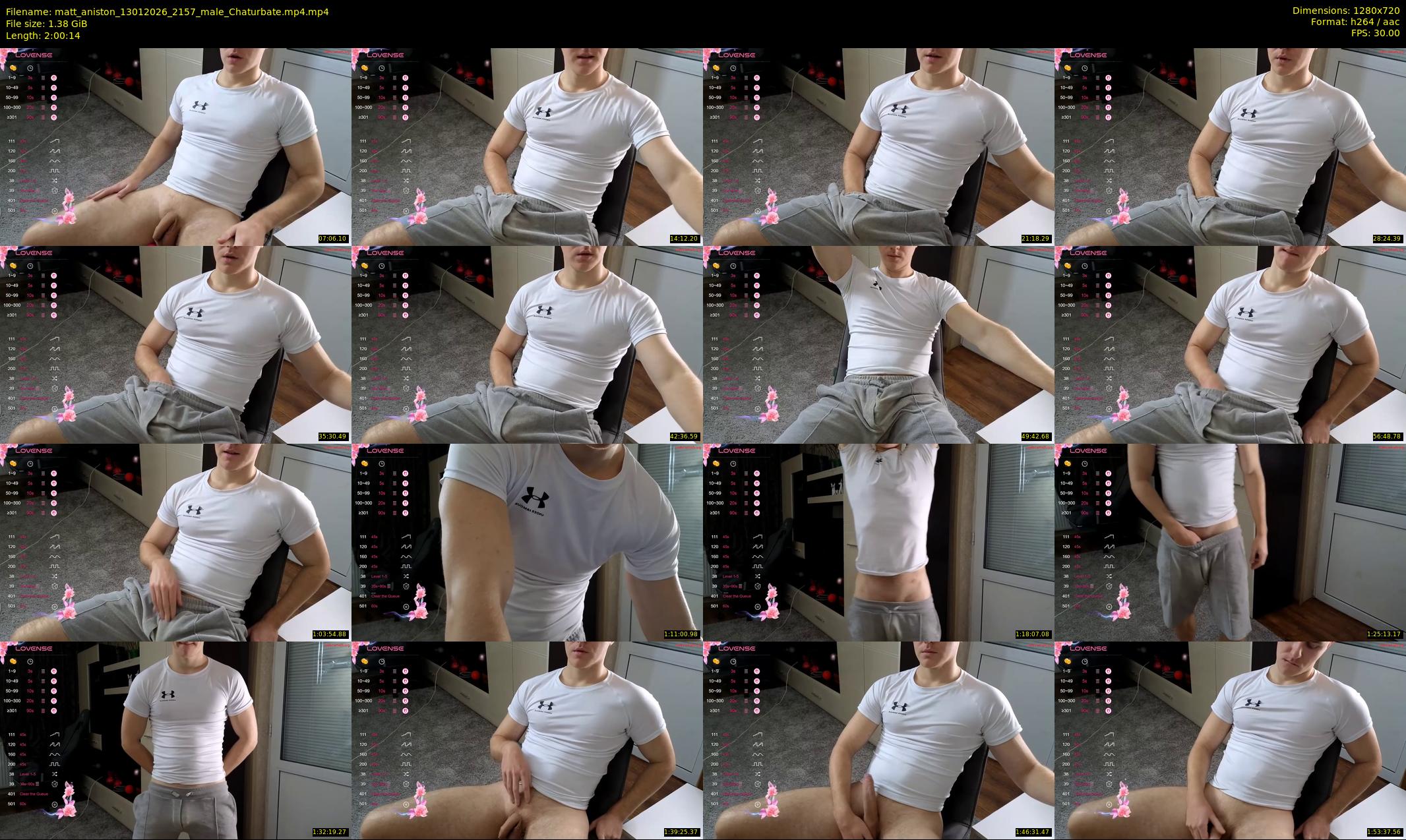 matt_aniston — 121 minute Chaturbate male cam show recording, 720p, Jan 13, 2026