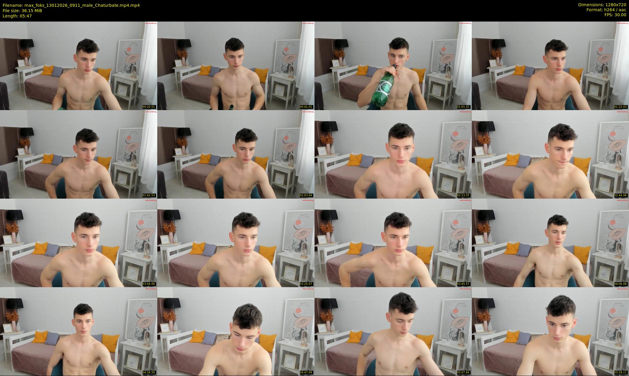 max_foks — 6 minute Chaturbate male cam show recording, 720p, Jan 13, 2026