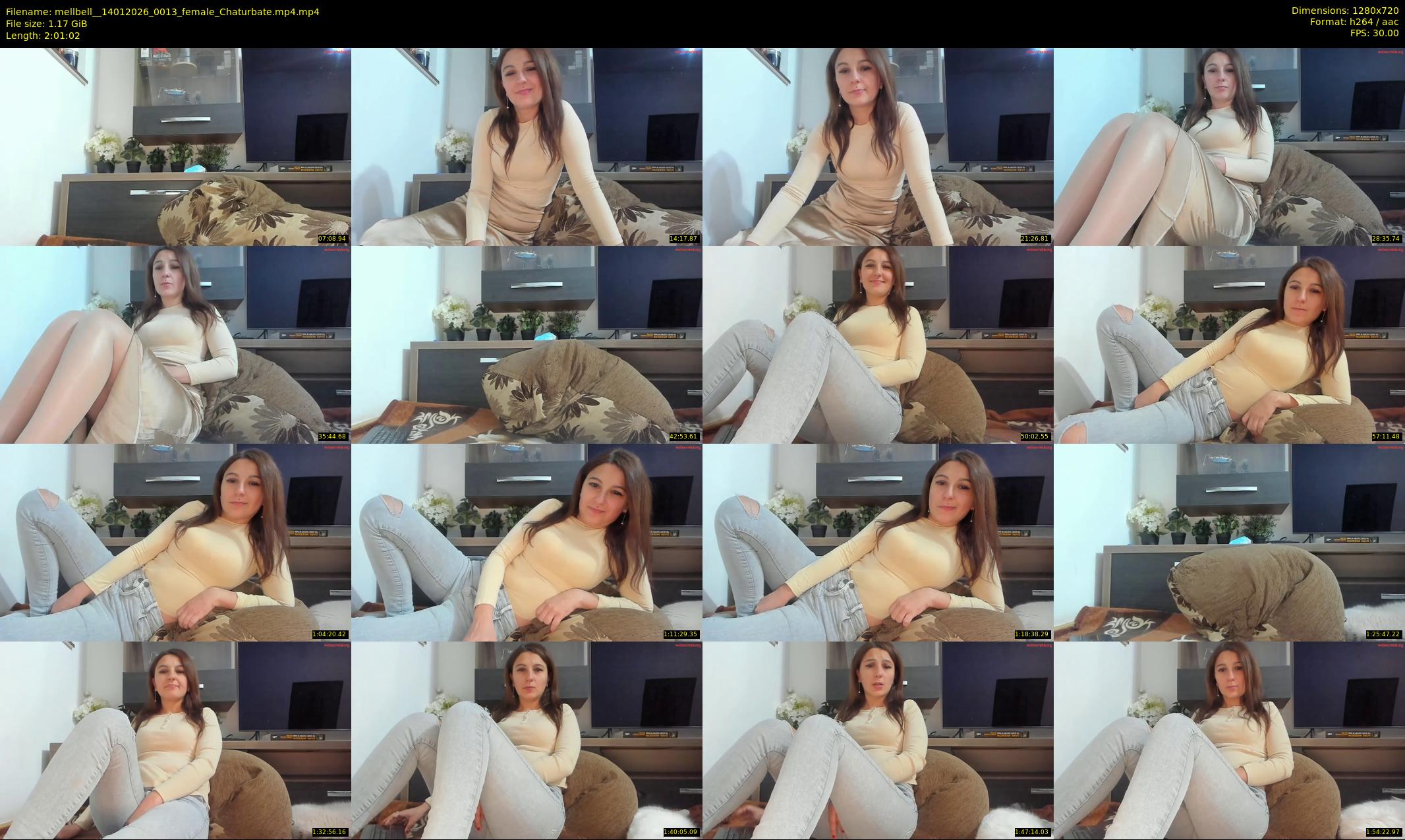 mellbell_ — 122 minute Chaturbate female cam show recording, 720p, Jan 14, 2026