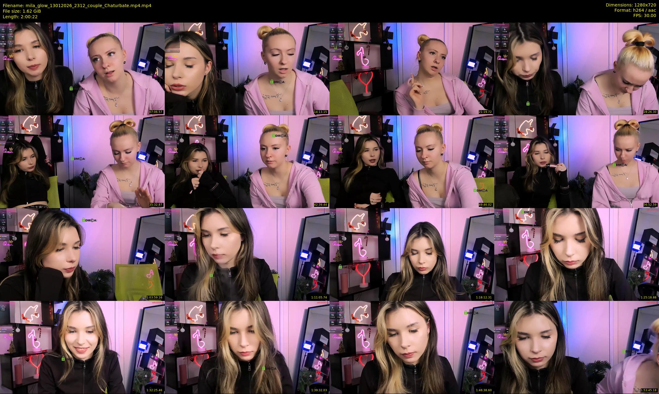 mila_glow — 121 minute Chaturbate female cam show recording, 720p, Jan 13, 2026