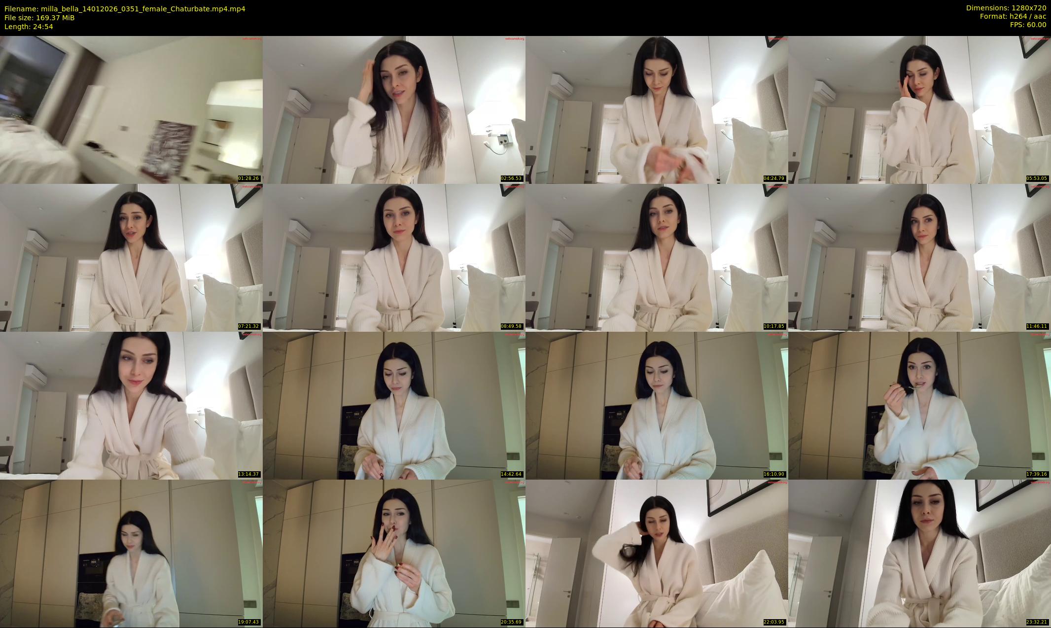 milla_bella — 25 minute Chaturbate female cam show recording, 720p, Jan 14, 2026