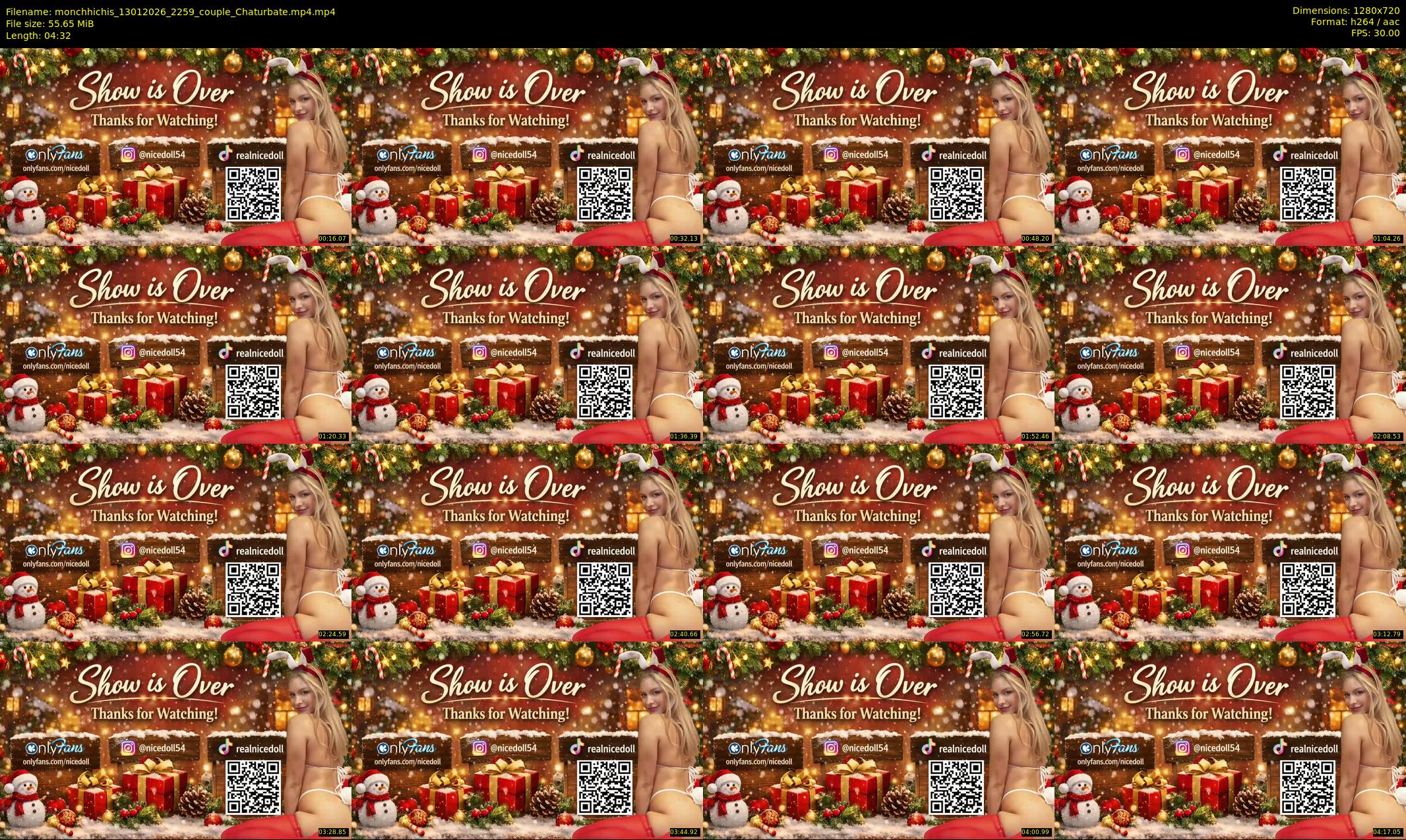 monchhichis — 5 minute Chaturbate couple cam show recording, 720p, Jan 13, 2026