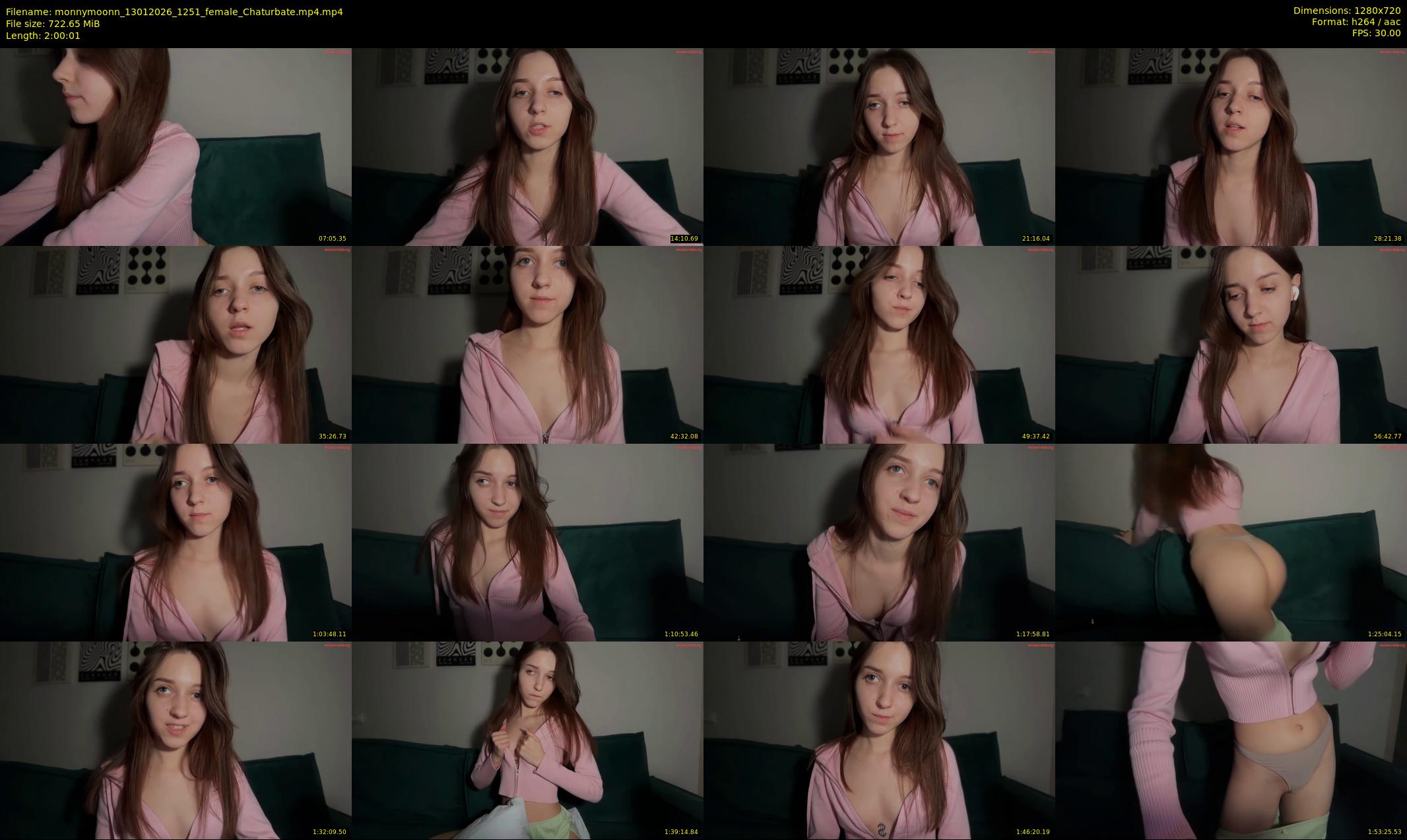 monnymoonn — 121 minute Chaturbate female cam show recording, 720p, Jan 13, 2026
