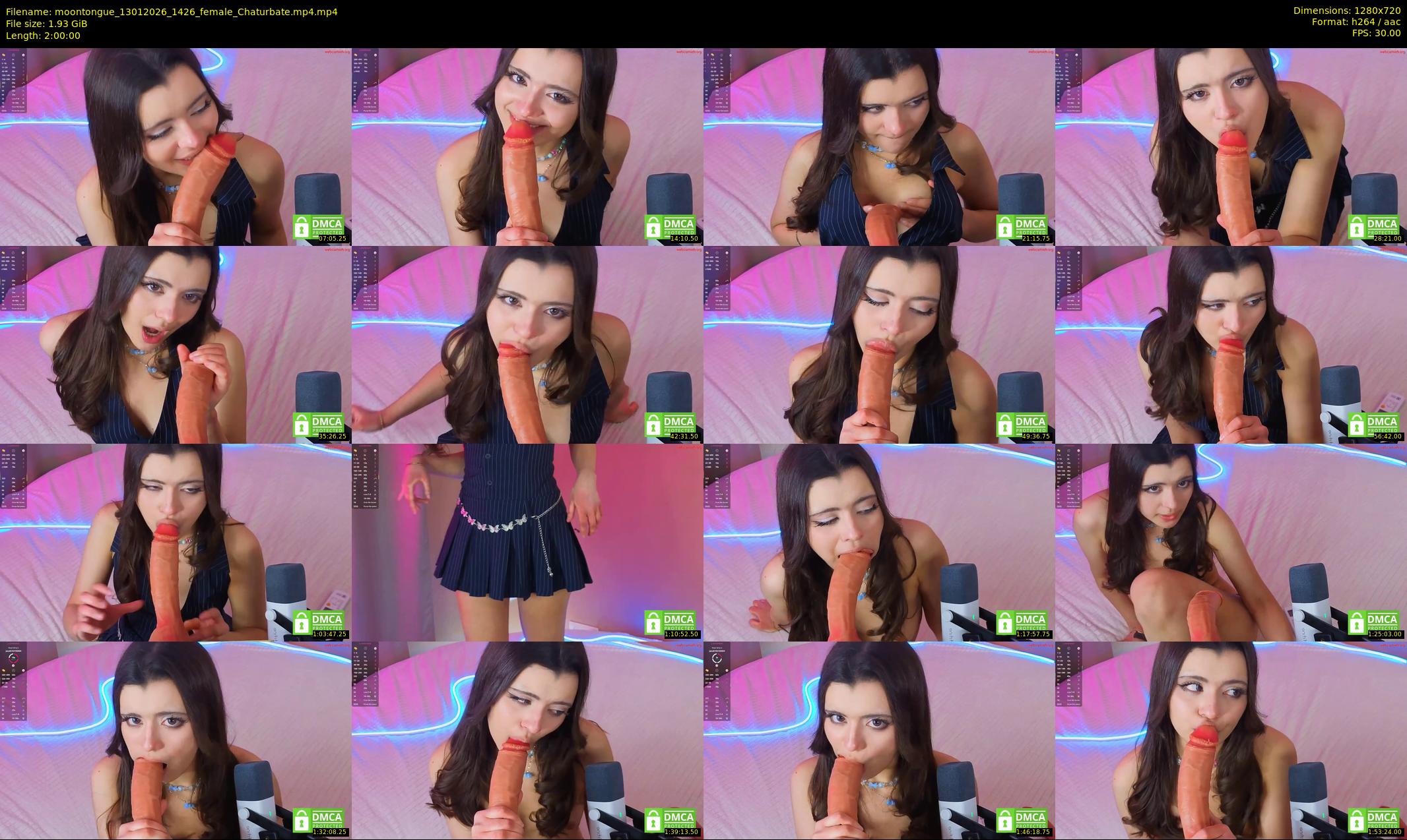 moontongue — 120 minute Chaturbate female cam show recording, 720p, Jan 13, 2026