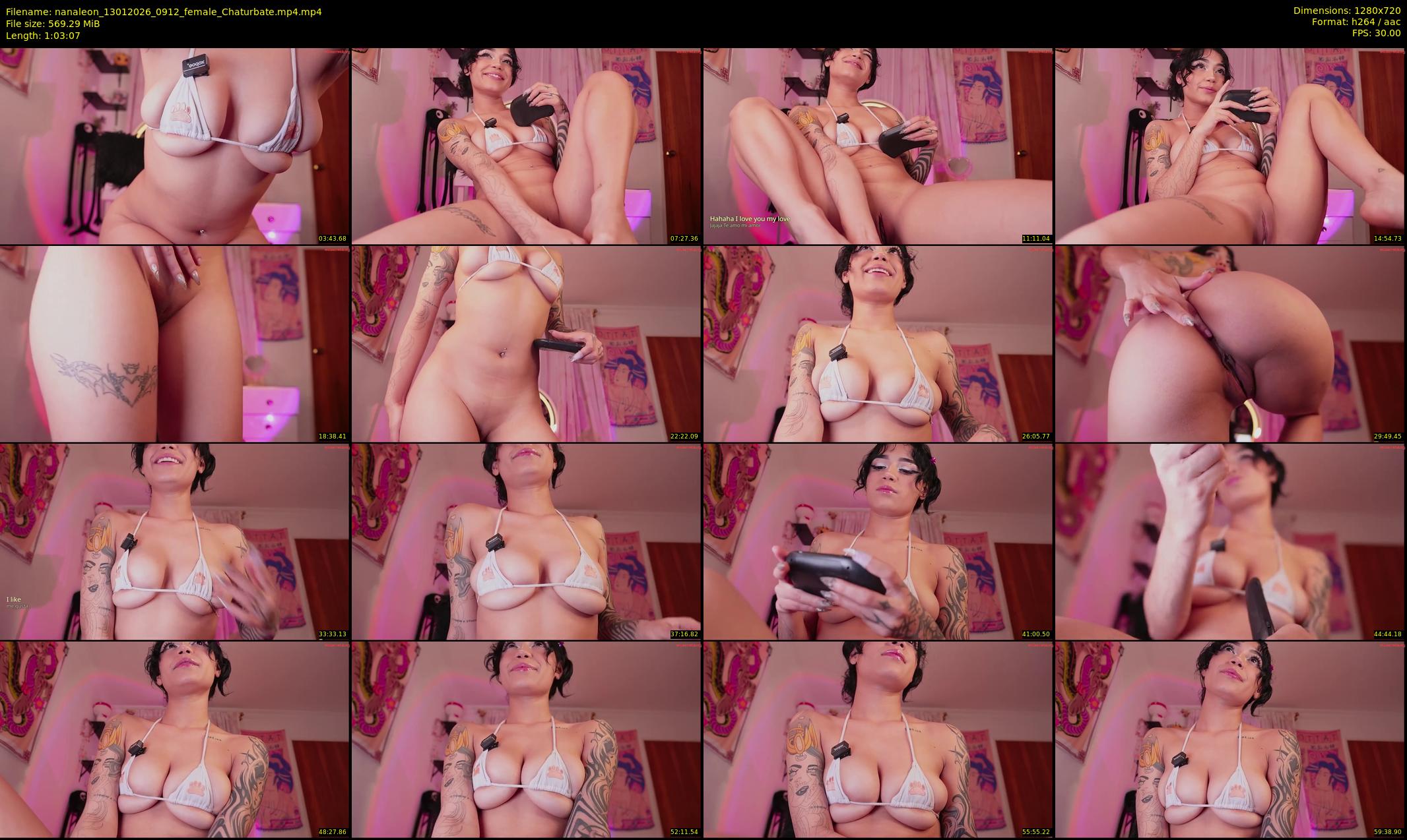nanaleon — 64 minute Chaturbate couple cam show recording, 720p, Jan 13, 2026