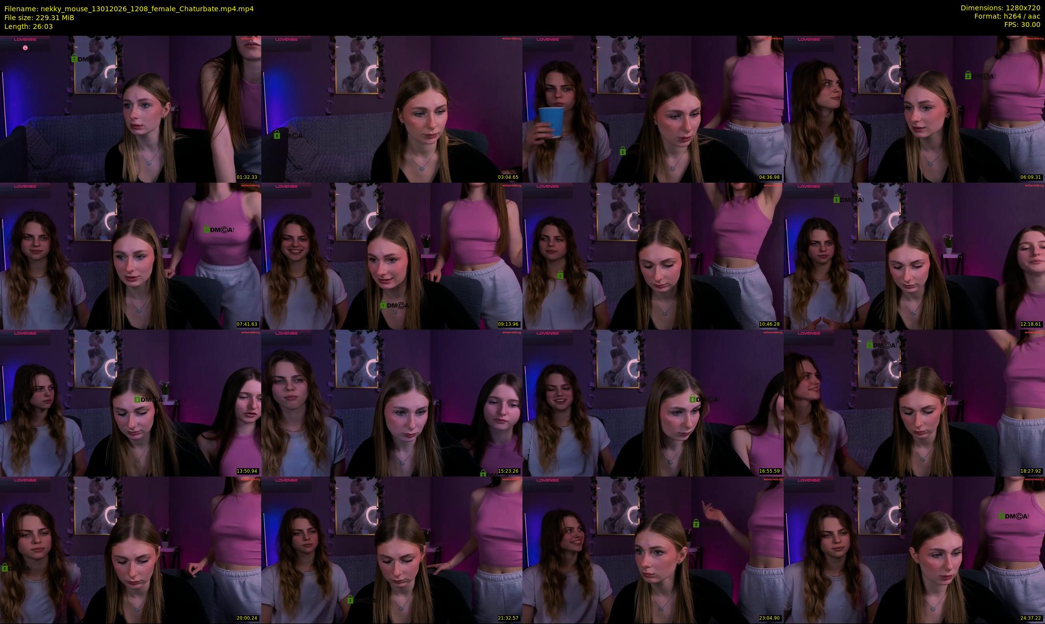 nekky_mouse — 27 minute Chaturbate female cam show recording, 720p, Jan 13, 2026