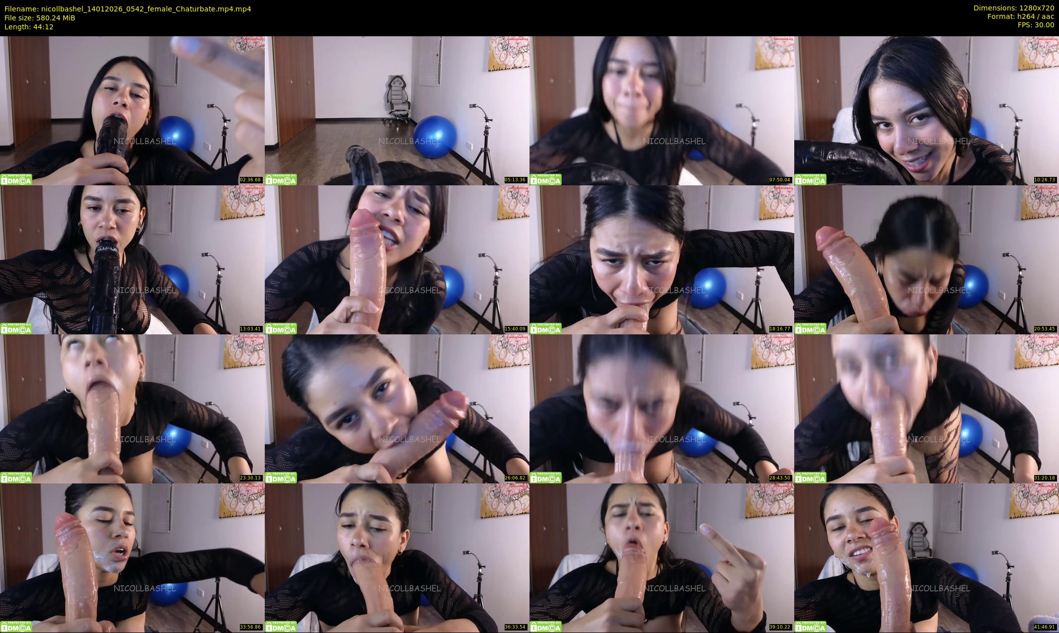 nicollbashel — 45 minute Chaturbate female cam show recording, 720p, Jan 14, 2026