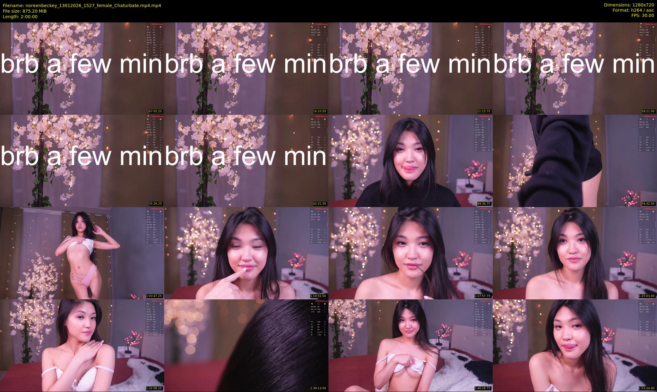 noreenbeckey — 120 minute Chaturbate female cam show recording, 720p, Jan 13, 2026