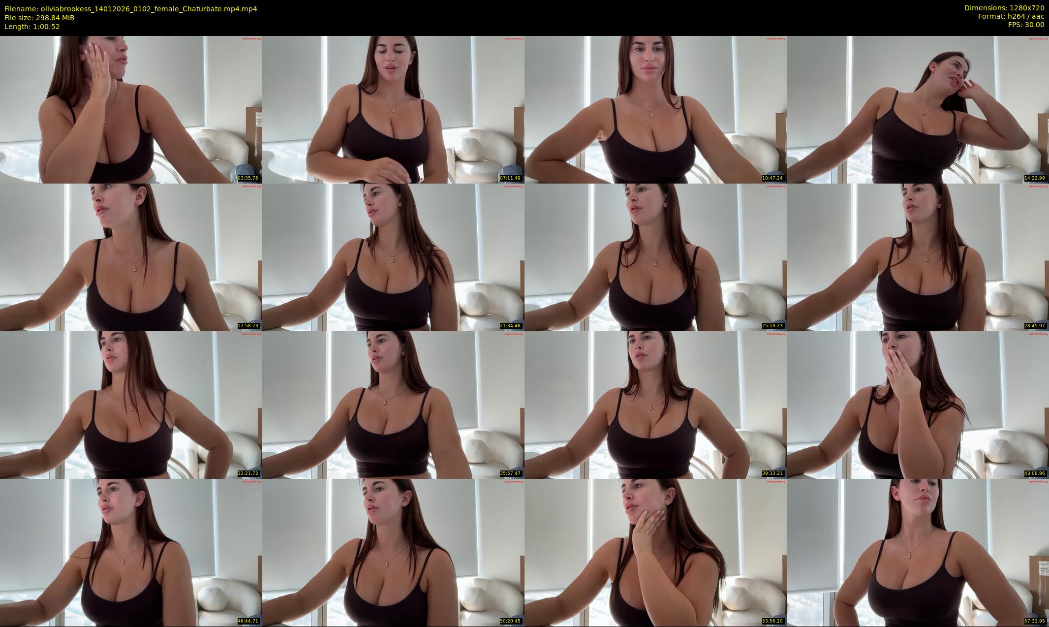 oliviabrookess — 61 minute Chaturbate female cam show recording, 720p, Jan 14, 2026