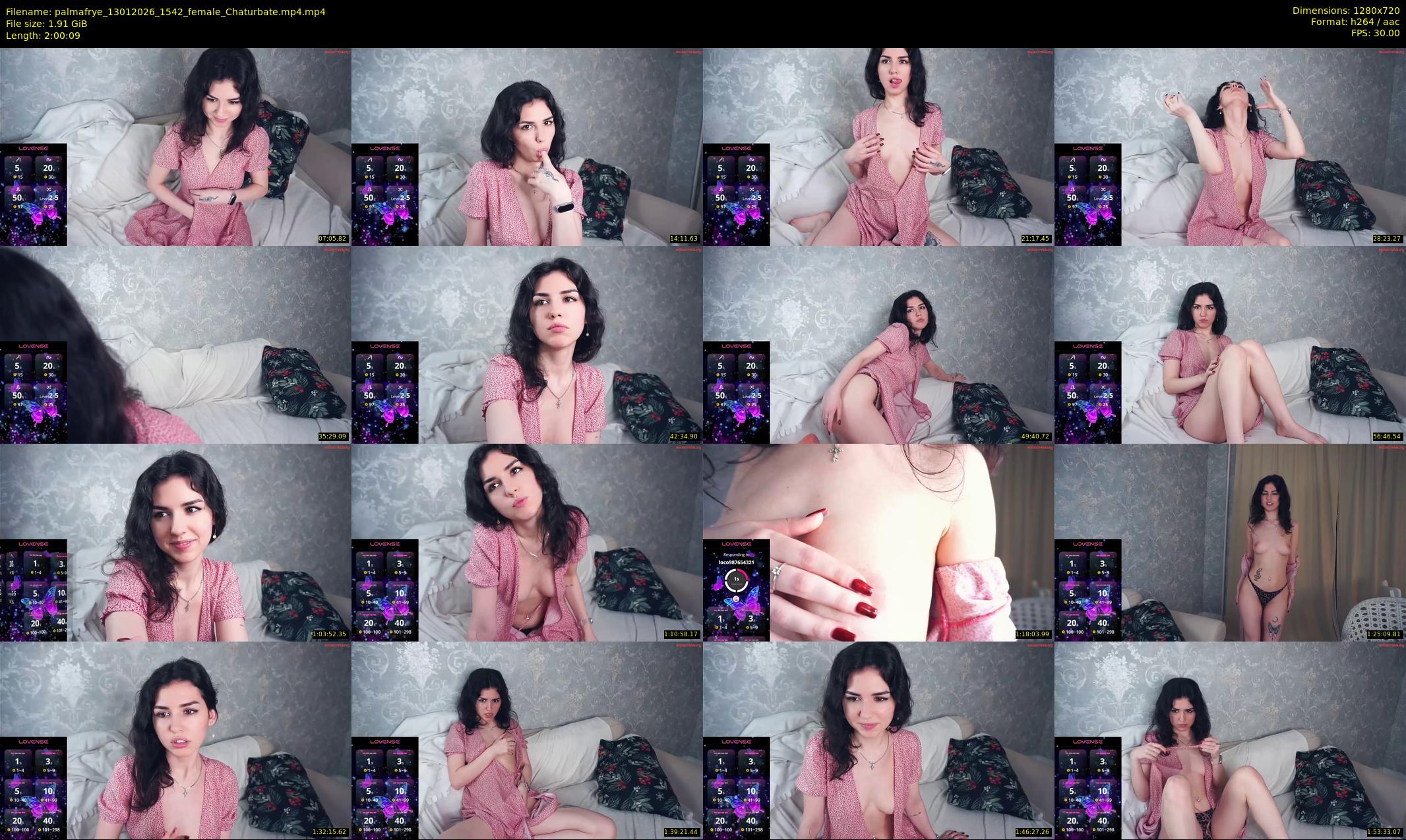 palmafrye — 121 minute Chaturbate female cam show recording, 720p, Jan 13, 2026