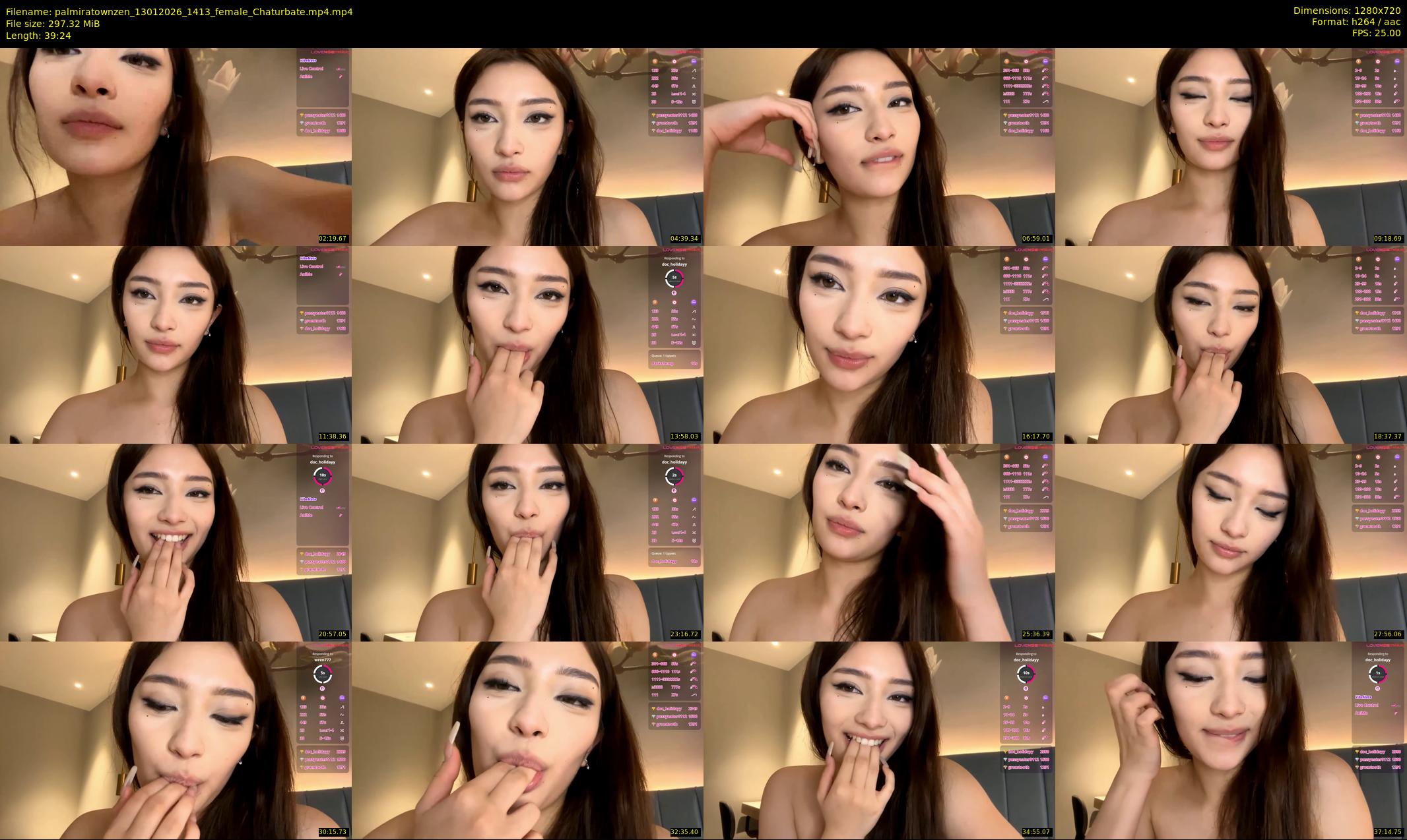 palmiratownzen — 40 minute Chaturbate female cam show recording, 720p, Jan 13, 2026